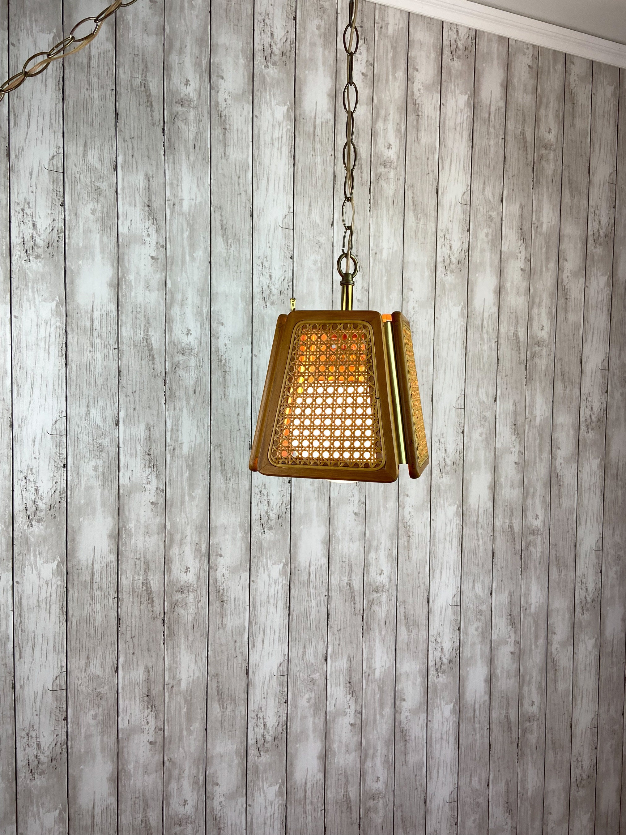 Wicker Light Fixture Marcel Breuer Style Cesca Light Woven Rattan Light Fixture Mid Century