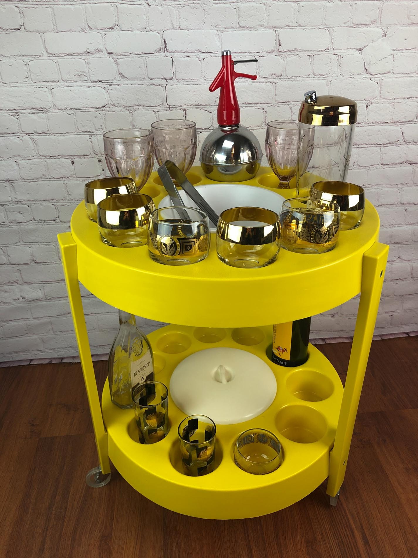 Tiara Casa Bar Cart, MCM Bar Cart, Mid Century Bar Cart, Bar Cart