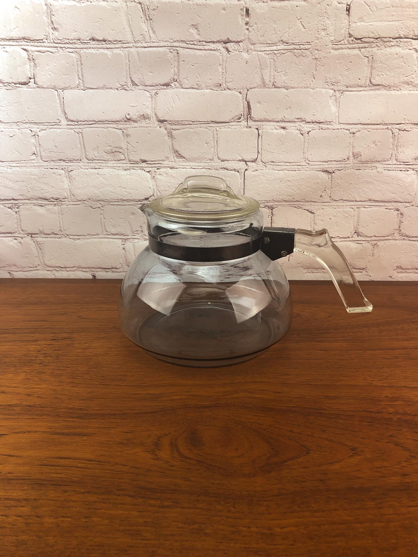 Pyrex Teapot, Vintage Pyrex Teapot, Pyrex Flameware, 7125B, Pyrex 10