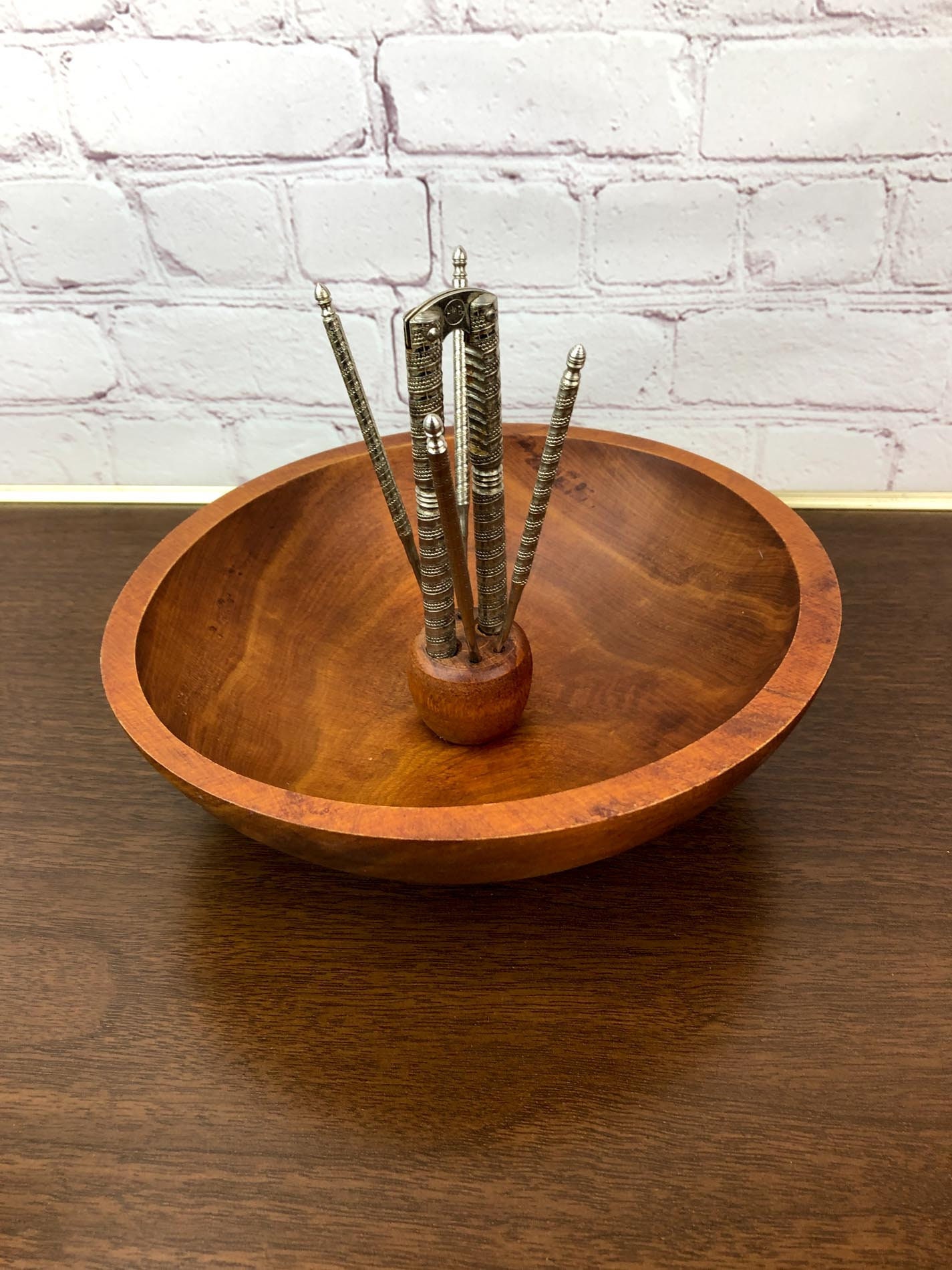 Wood Nut Bowl, Nut Bowl, Baribocraft Nut Bowl, Maple Nut Bowl, Vintage