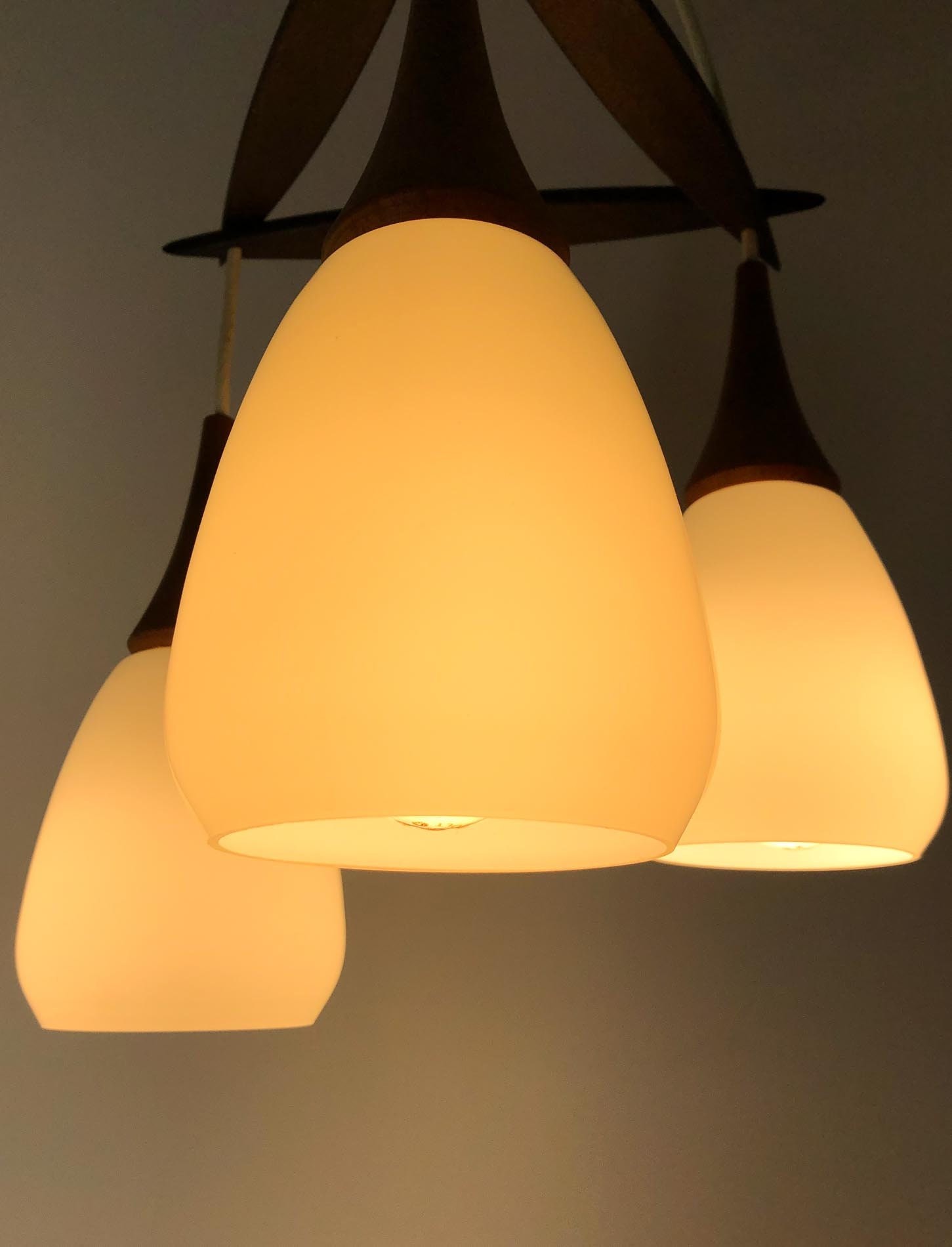 Mid Century Chandelier, Mid Century Modern Lighting, MCM Ceiling Fixture, Mid Century Dining Light