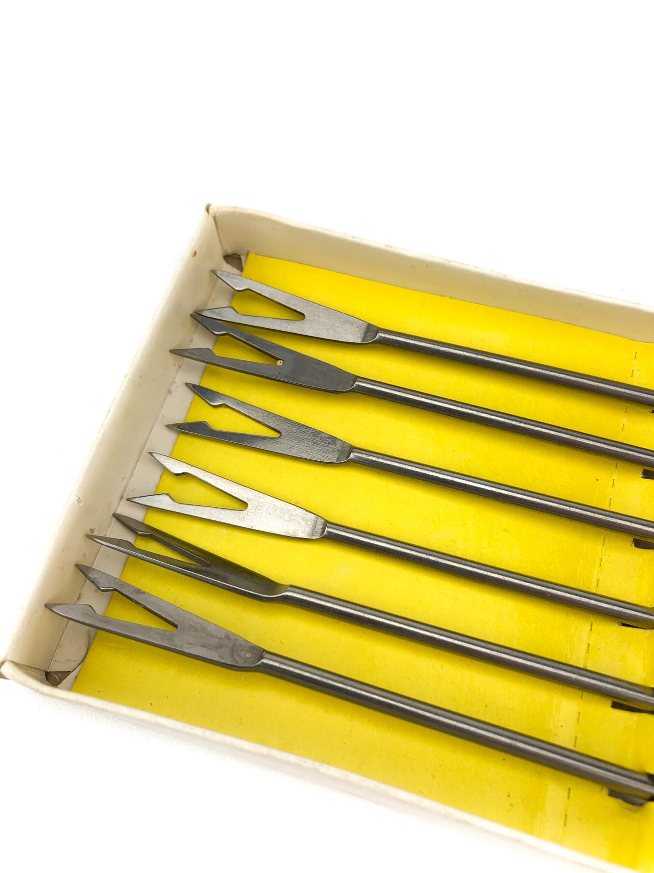 Fondue Forks, Vintage Fondue Forks, Stainless Steel Fondue Forks