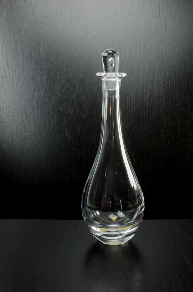 Orrefors Glass Decanter, Vicke Lindstrand Decanter, Orrefors Sweden