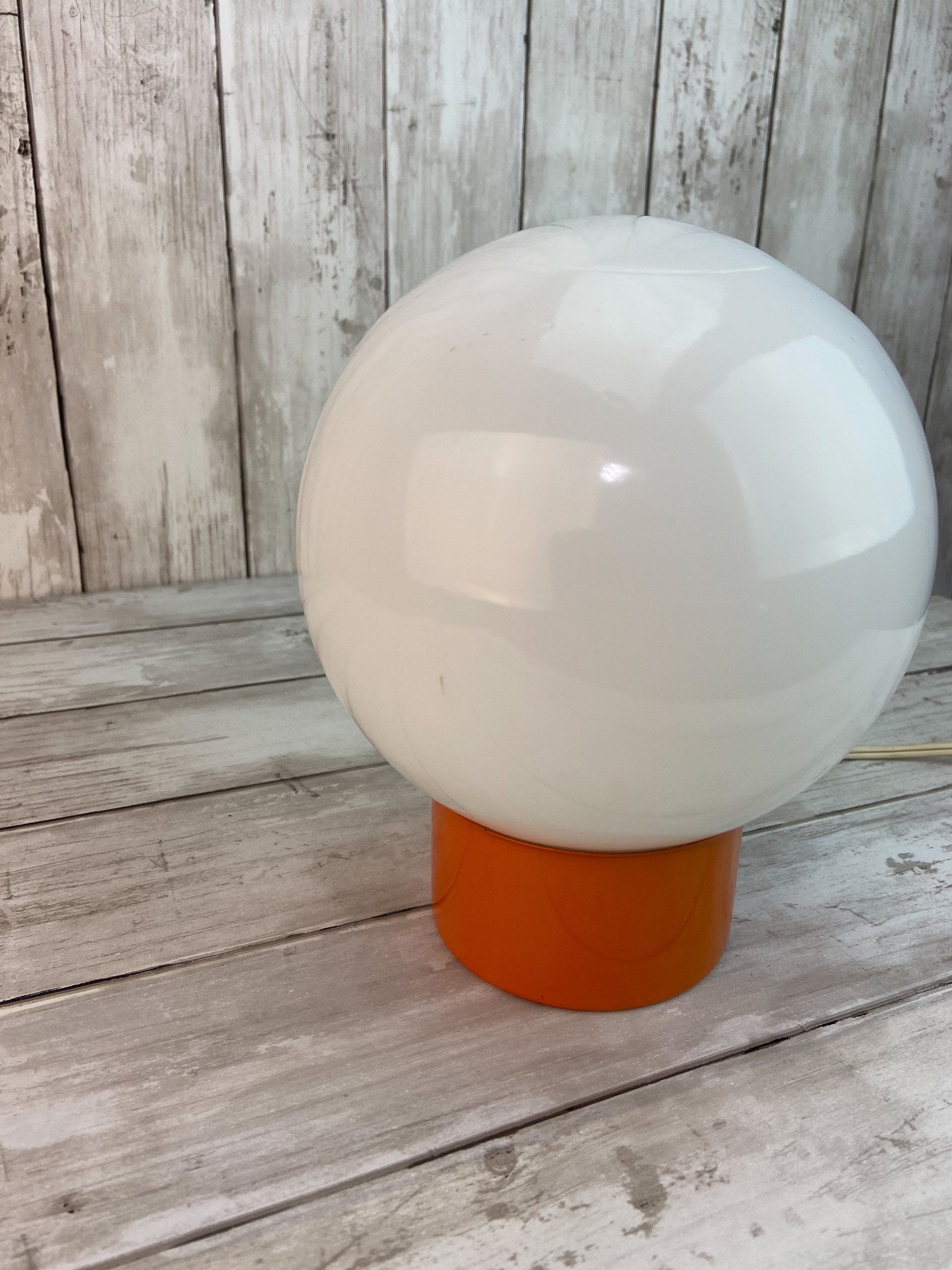 Mid Century Sphere Table Lamps, Industrial Sphere Table Lamps, Clockwork Orange Retro Table Lamp