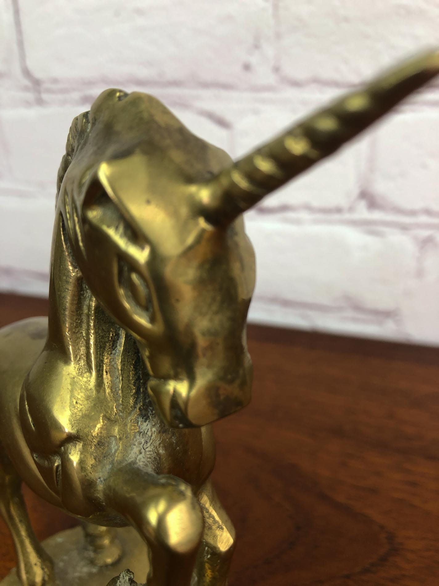 Brass Unicorn, Vintage Brass Unicorn
