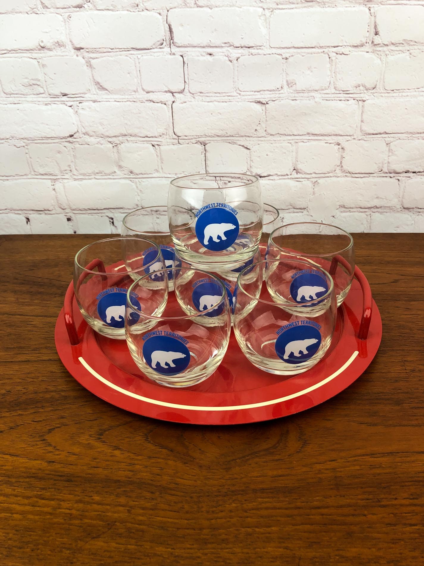 Northwest Territories Glasses(8), Mid Century Roly Poly ...