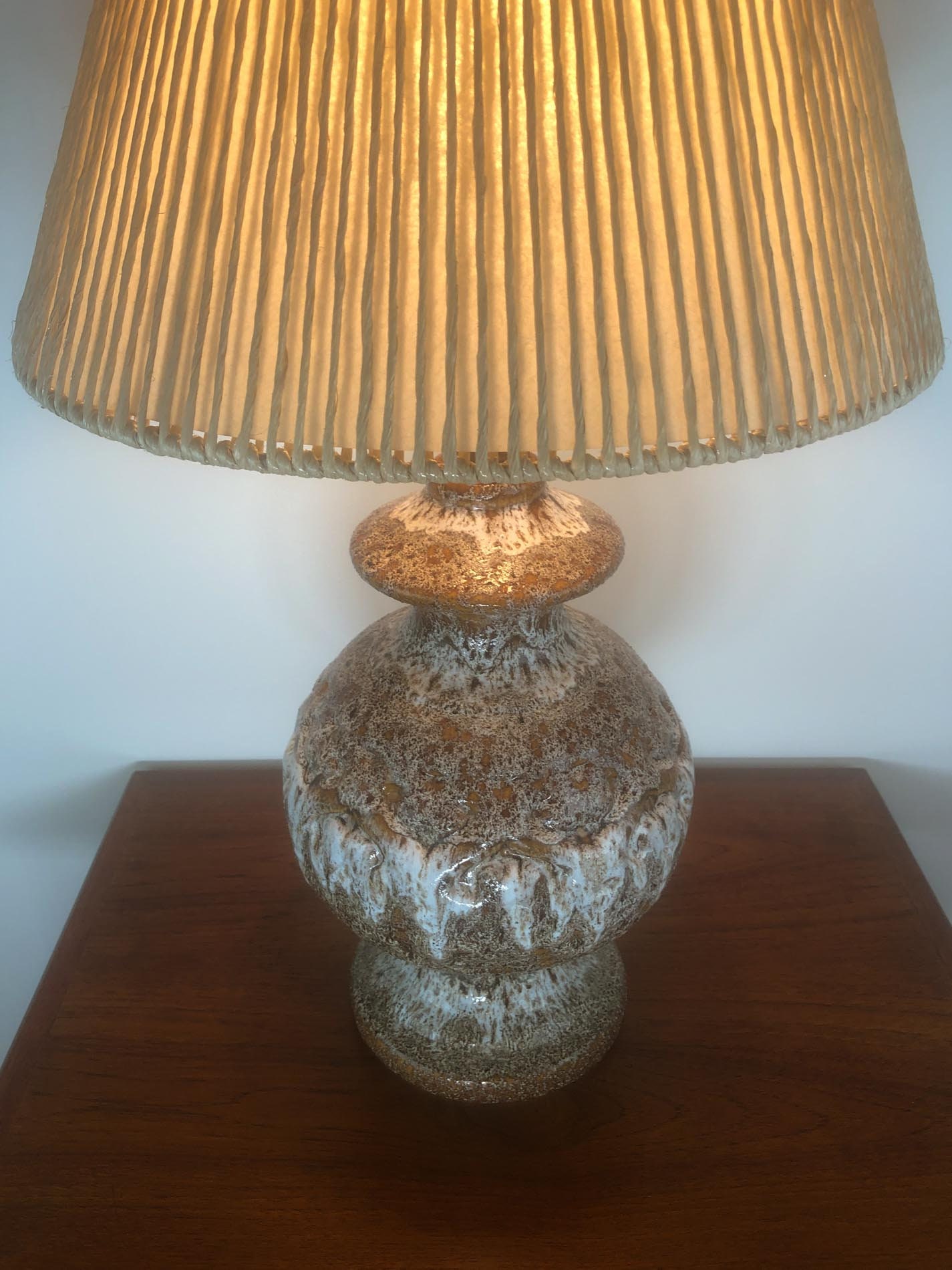 Mid Century Table Lamp, Chalvignac Table Lamp, Mid Century Table Lamp