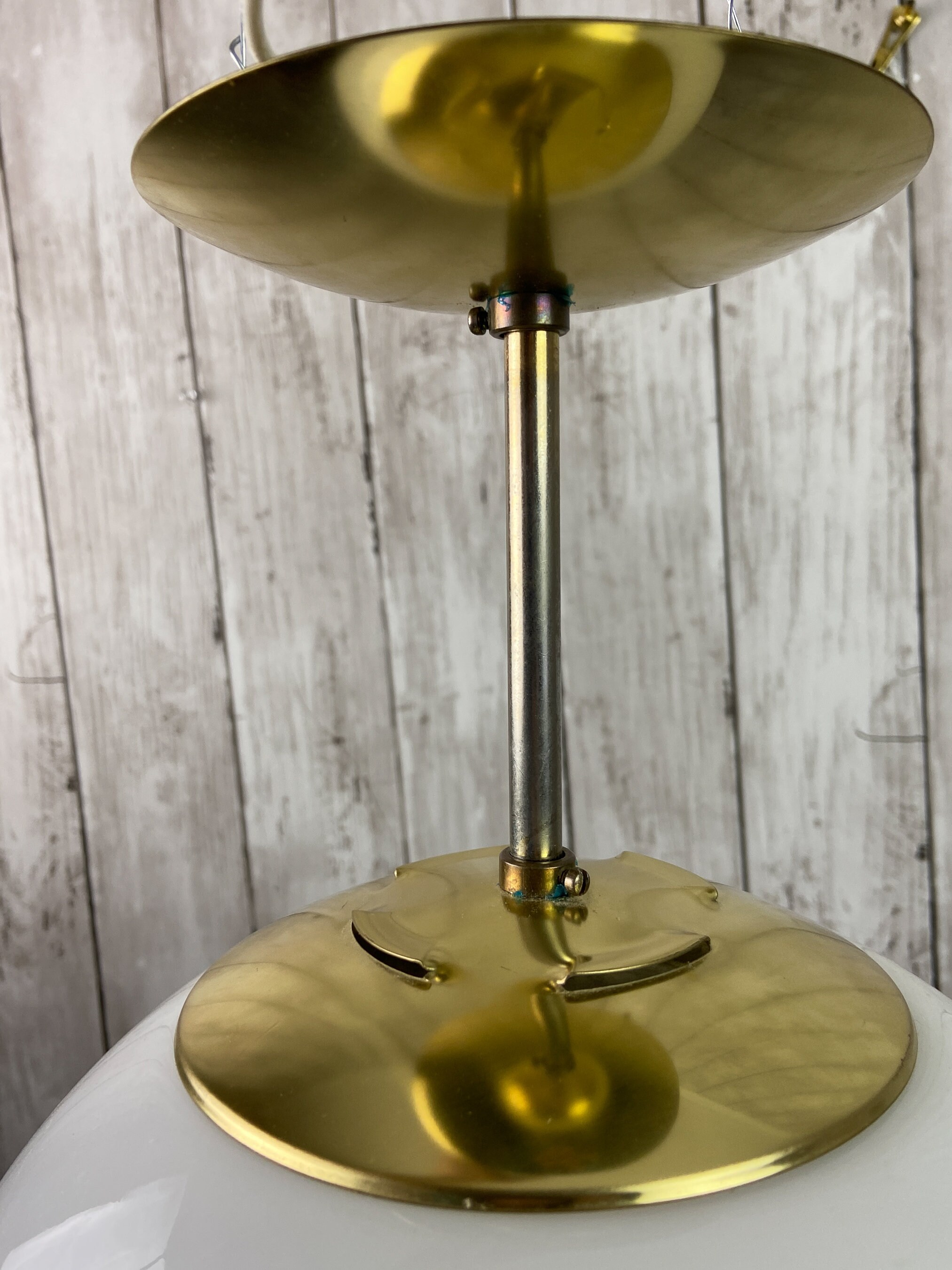 Mid Century Light Fixture MCM Post Modern Ceiling Pendant Globe Light