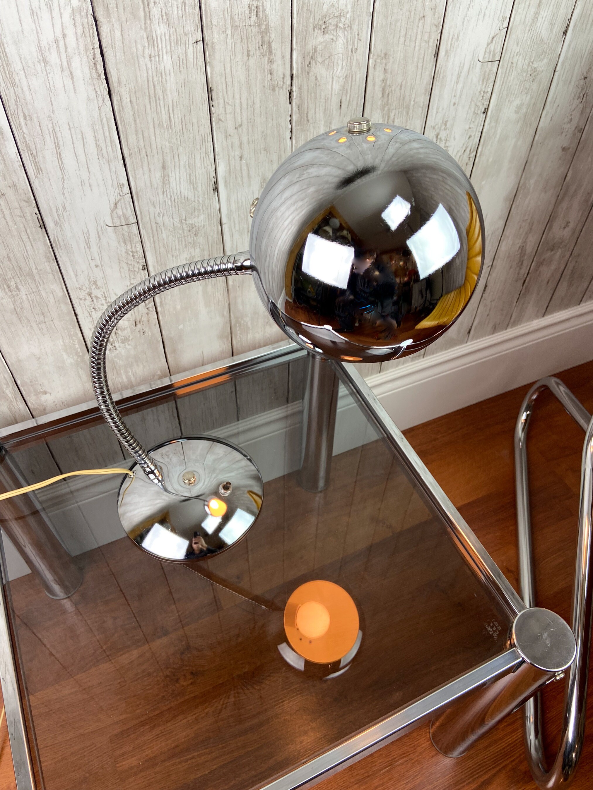 Eyeball Desk Lamp MidCentury Modern Eyeball Desk Lamp Chrome Eyeball Desk Lamp Chrome Gooseneck