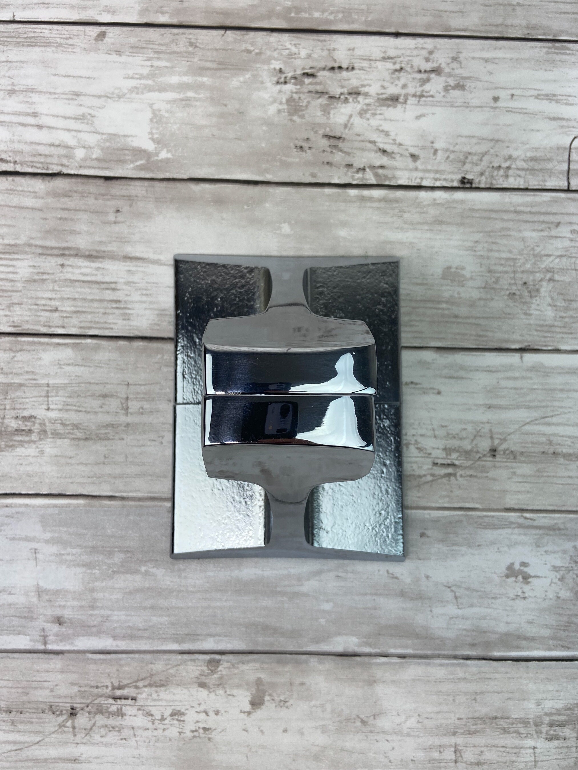 Railroad Bookends, Chrome Bookends, Railroad Track Bookends, Ward