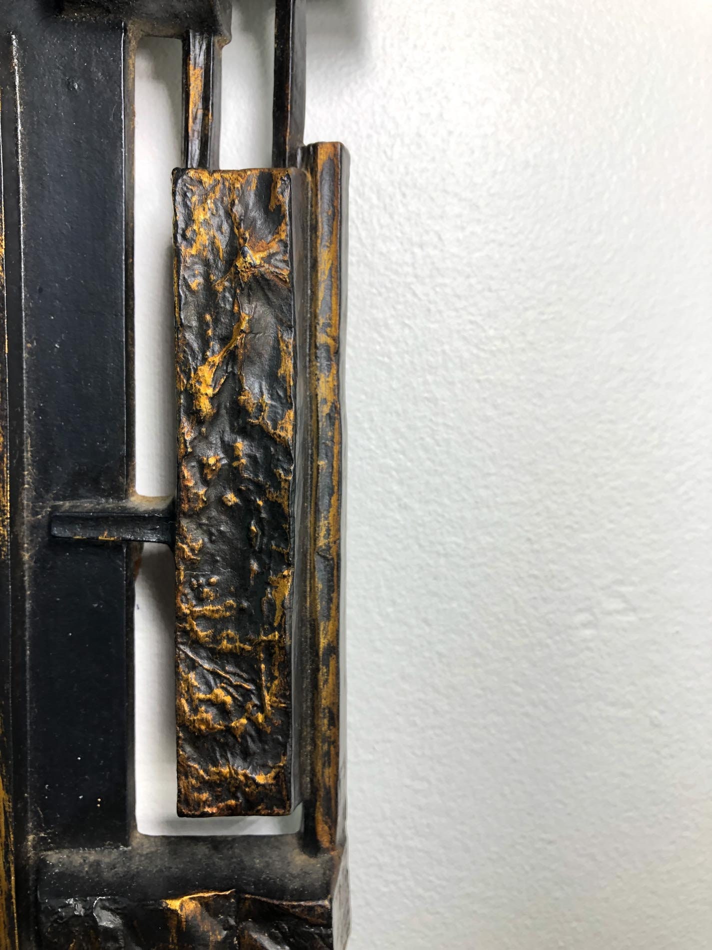 Brutalist Mirror, Dart Brutalist Mirror, Mid Century Modern Mirror, Mid