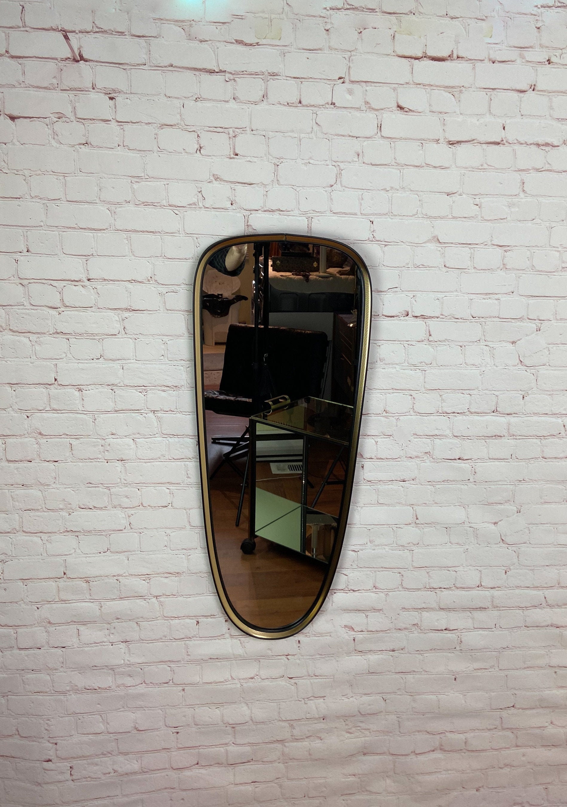On HOLDdo not Buy—Mid Century Wall Mirror, MCM Wonder Glo Mirror, Mid