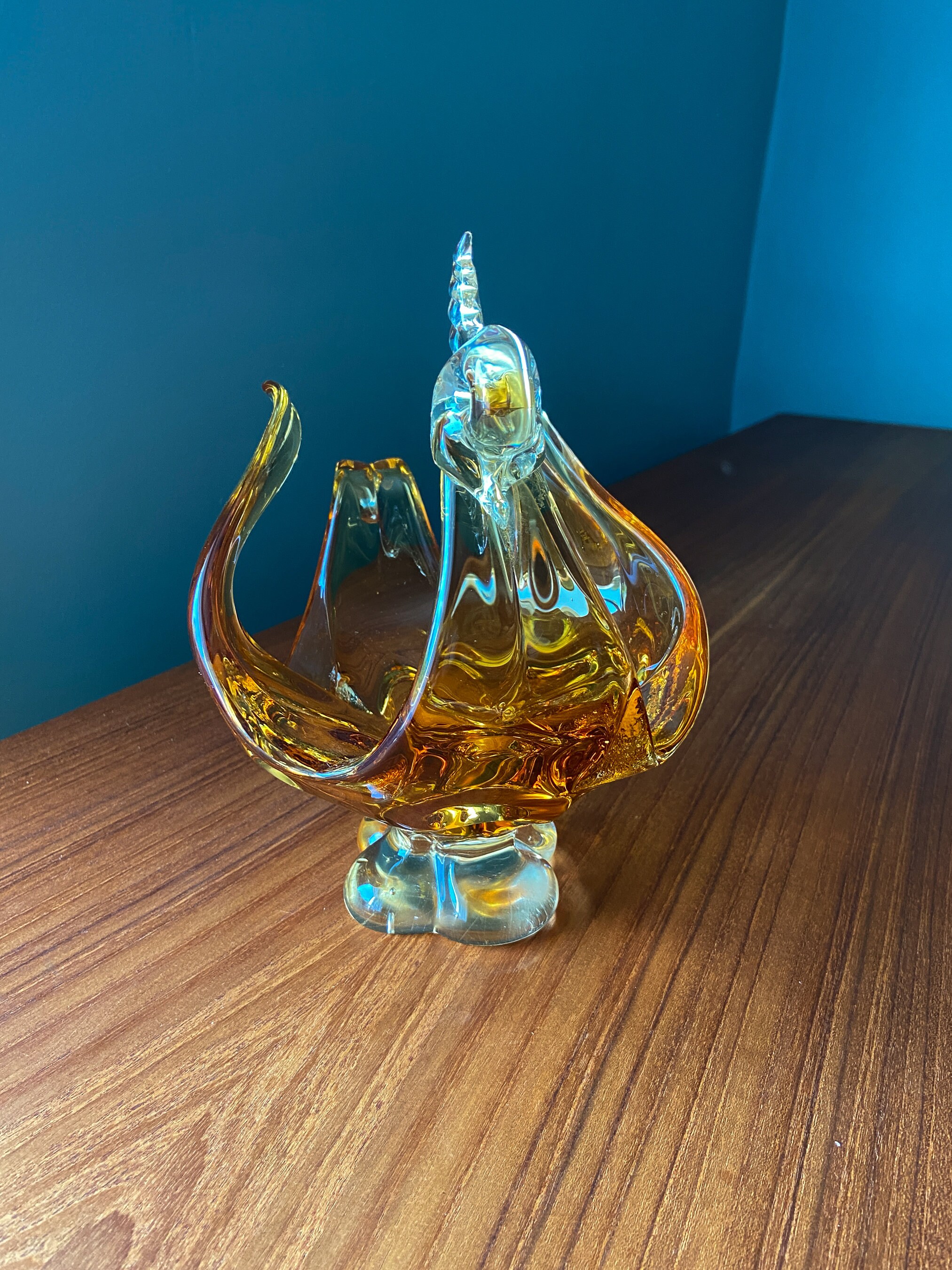 Lorraine Glass Chalet Glass Mid Century Art Glass MCM Glass Mid Century