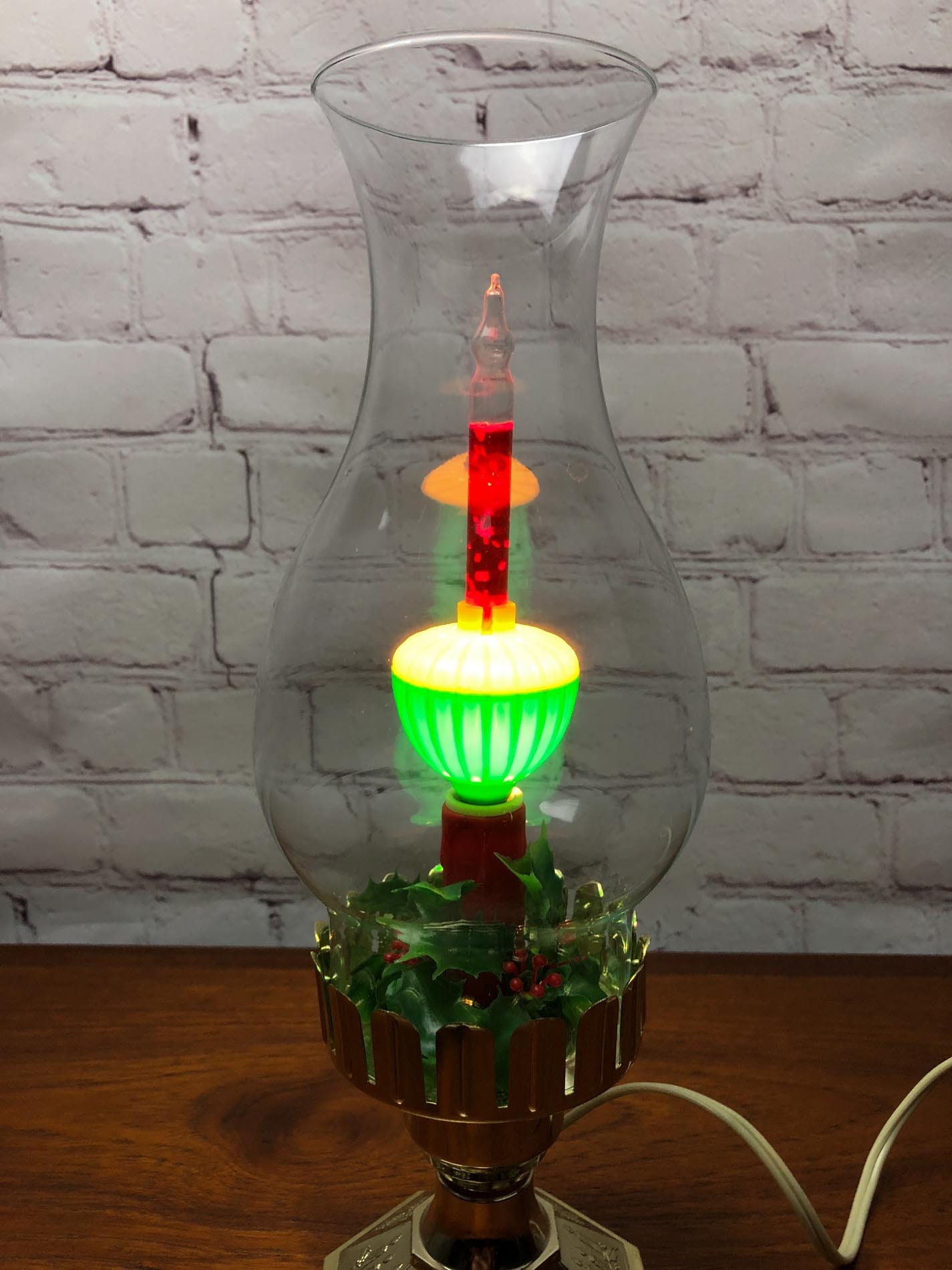 Bubble Lights Christmas, Bubbling Electric Christmas Light, Vintage