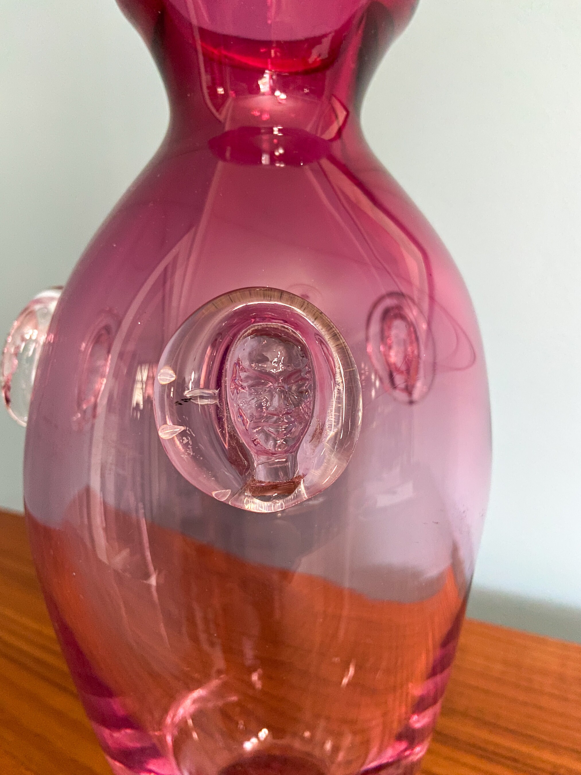 Mid Century Art Glass Chalet Glass Rare Chalet Glass Designed by Sergio