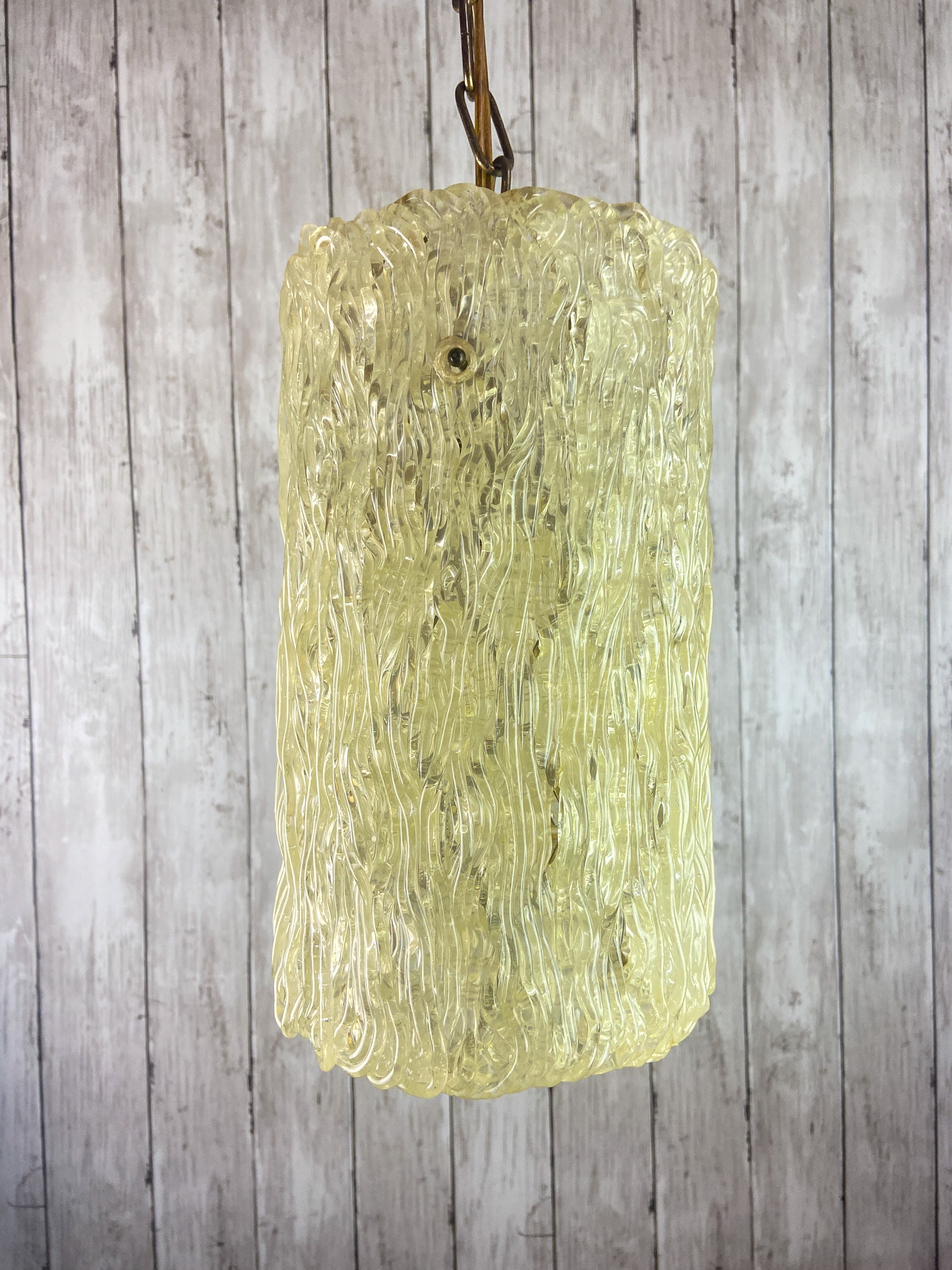 Lucite Light Fixture Lucite Pendant Light Mid Century Pendant
