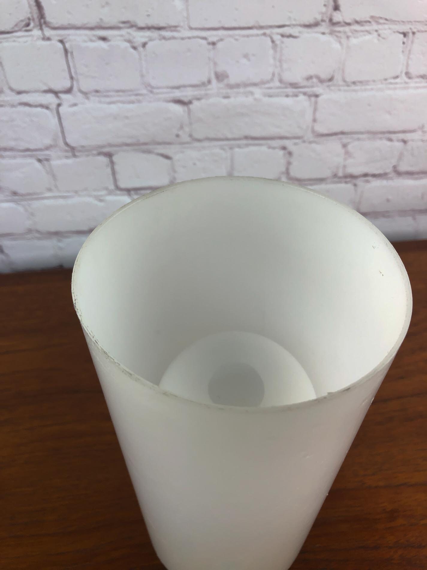 Mid Century Acrylic Table Lamp, Industrial Column Table Lamp, Clockwork