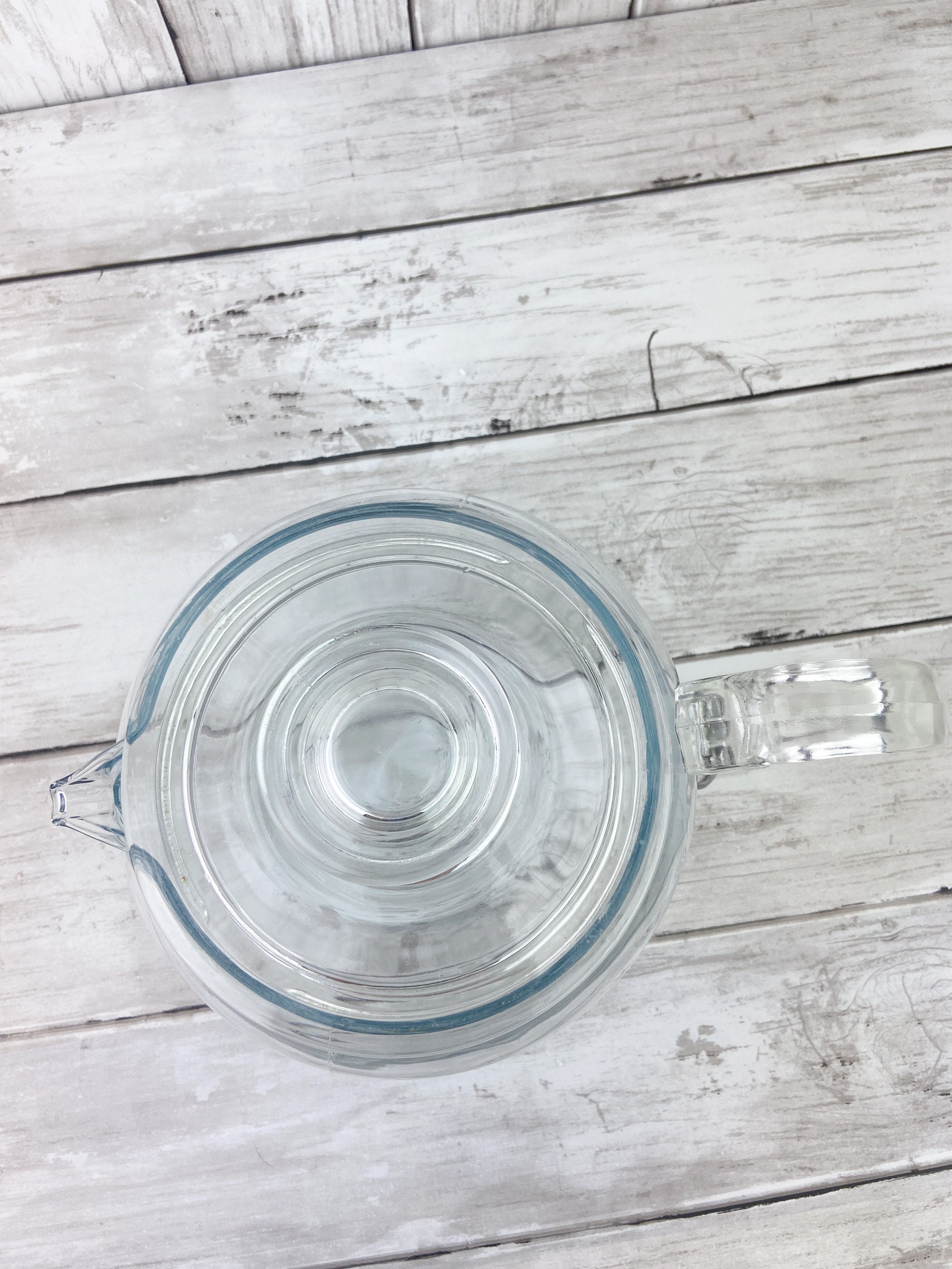 Pyrex Teapot Clear Glass Flameware Pyrex Flameware 8446 B