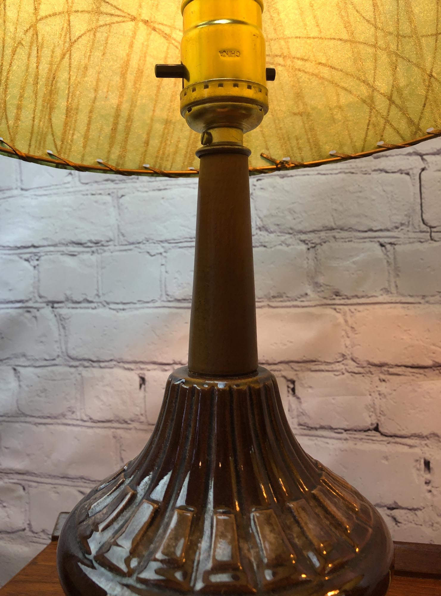 Mid Century Bedside Lamps (PRICE is for PAIR), Ceramic Table Lamps