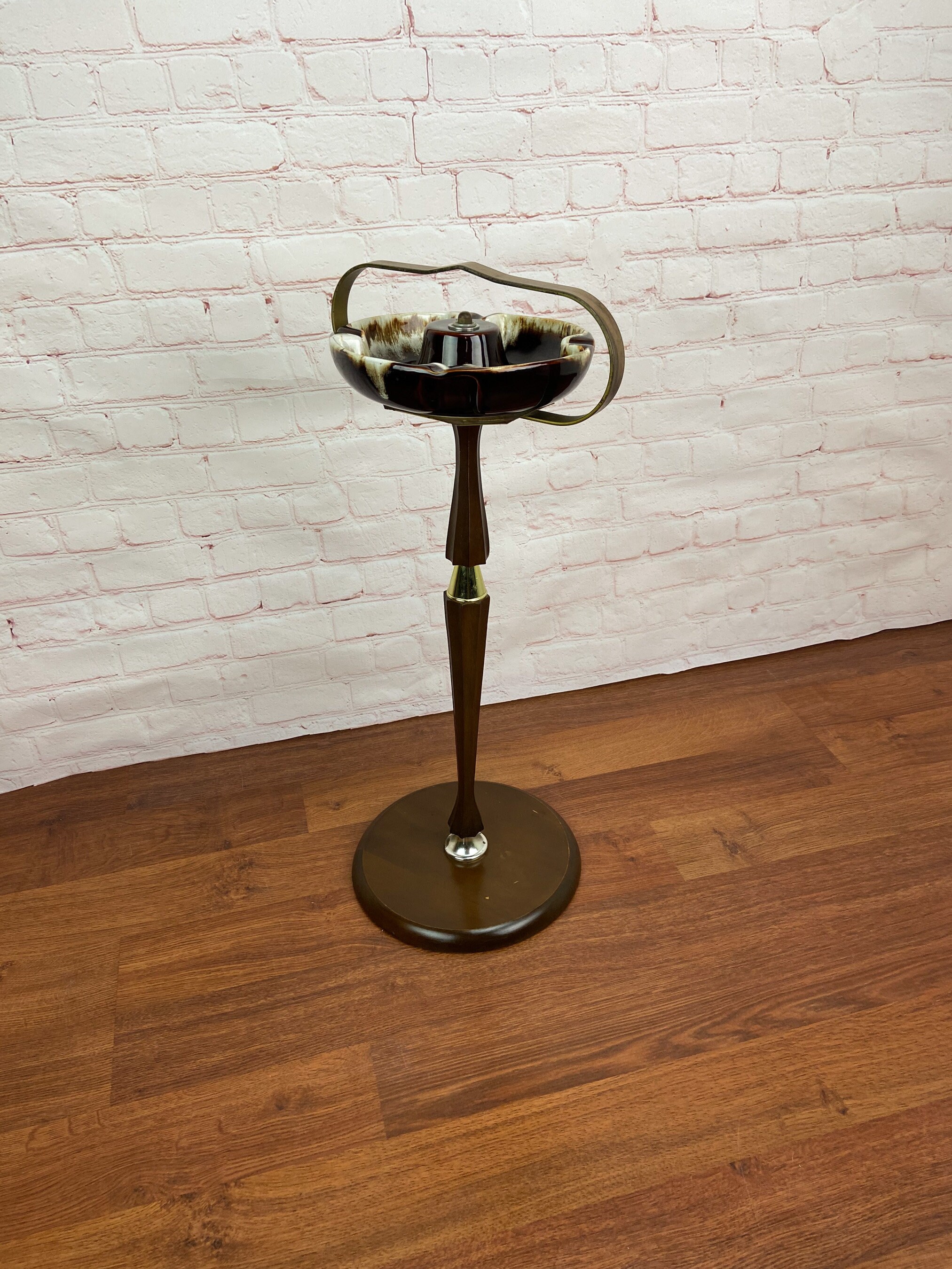 Vintage Standing Ashtray, Vintage Ashtray Stand, Mid Century Ashtray