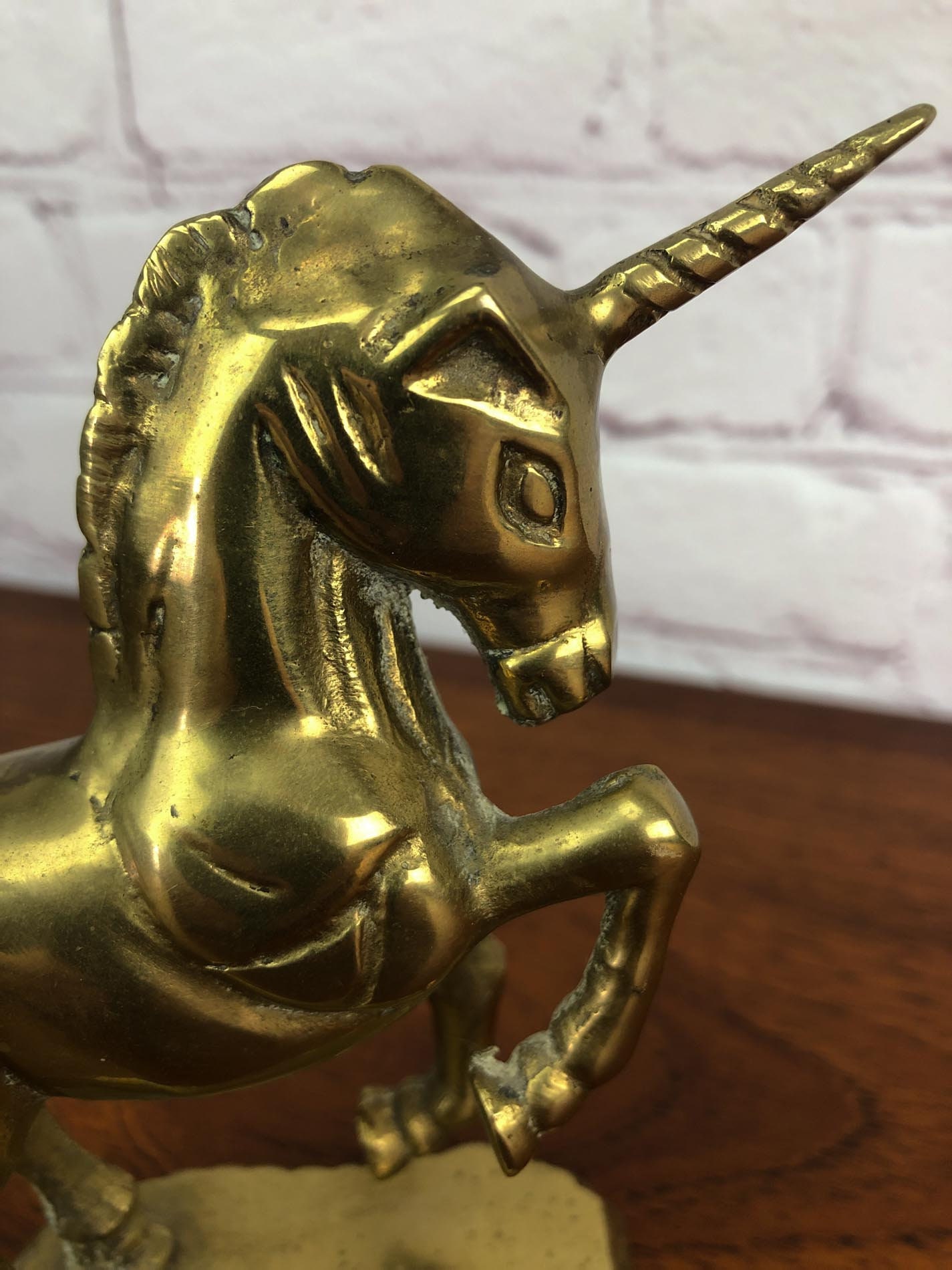 Brass Unicorn, Vintage Brass Unicorn