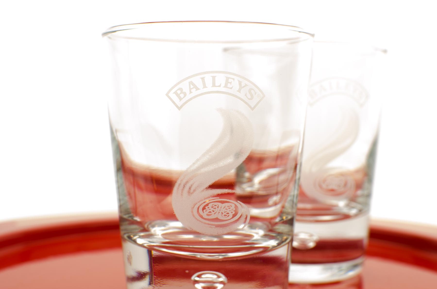 Baileys Irish Cream Rock Glasses, Baileys Controlled Bubble Rock Glass