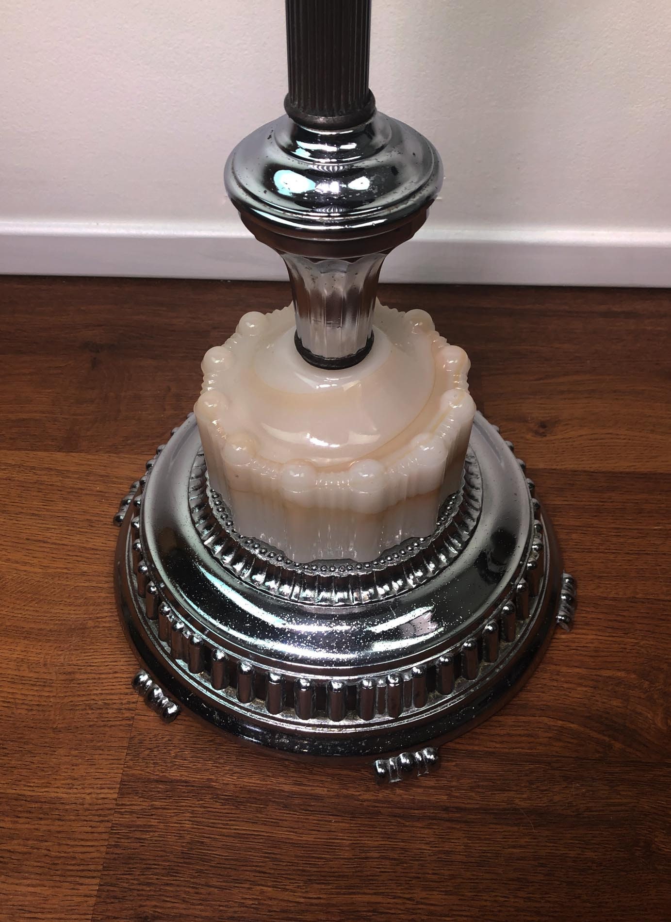 Vintage Standing Ashtray, Vintage Chrome Ashtray, Ashtray Stand, Chrome