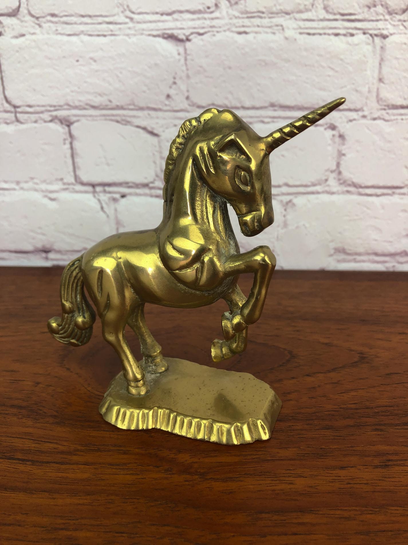 Brass Unicorn, Vintage Brass Unicorn