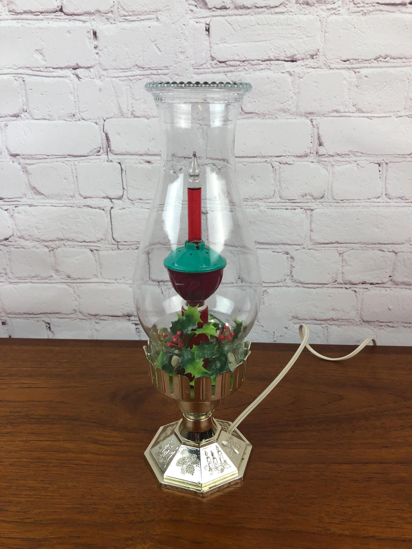 Bubbling Christmas Lights, Bubbling Electric Christmas Light, Vintage