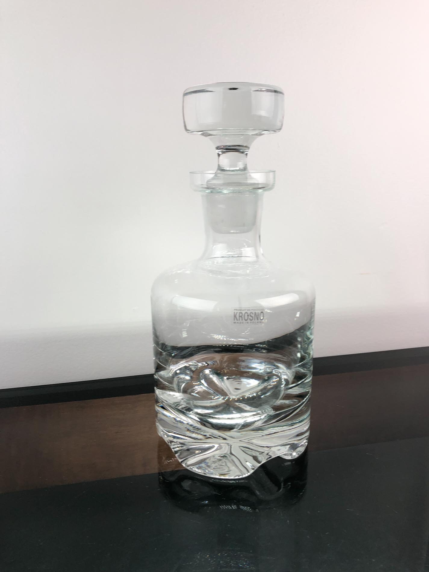 Krosno Poland Crystal Decanter Whisky Decanter Krosno Crystal Decanter