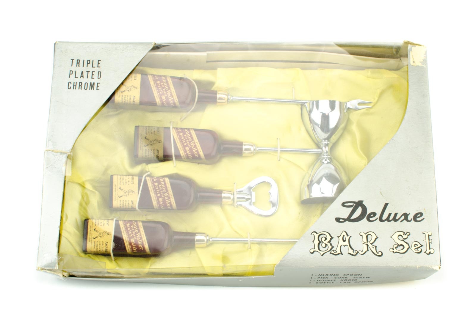 Johnnie Walker Bar Tool Set, Vintage Johnnie Walker Advertising