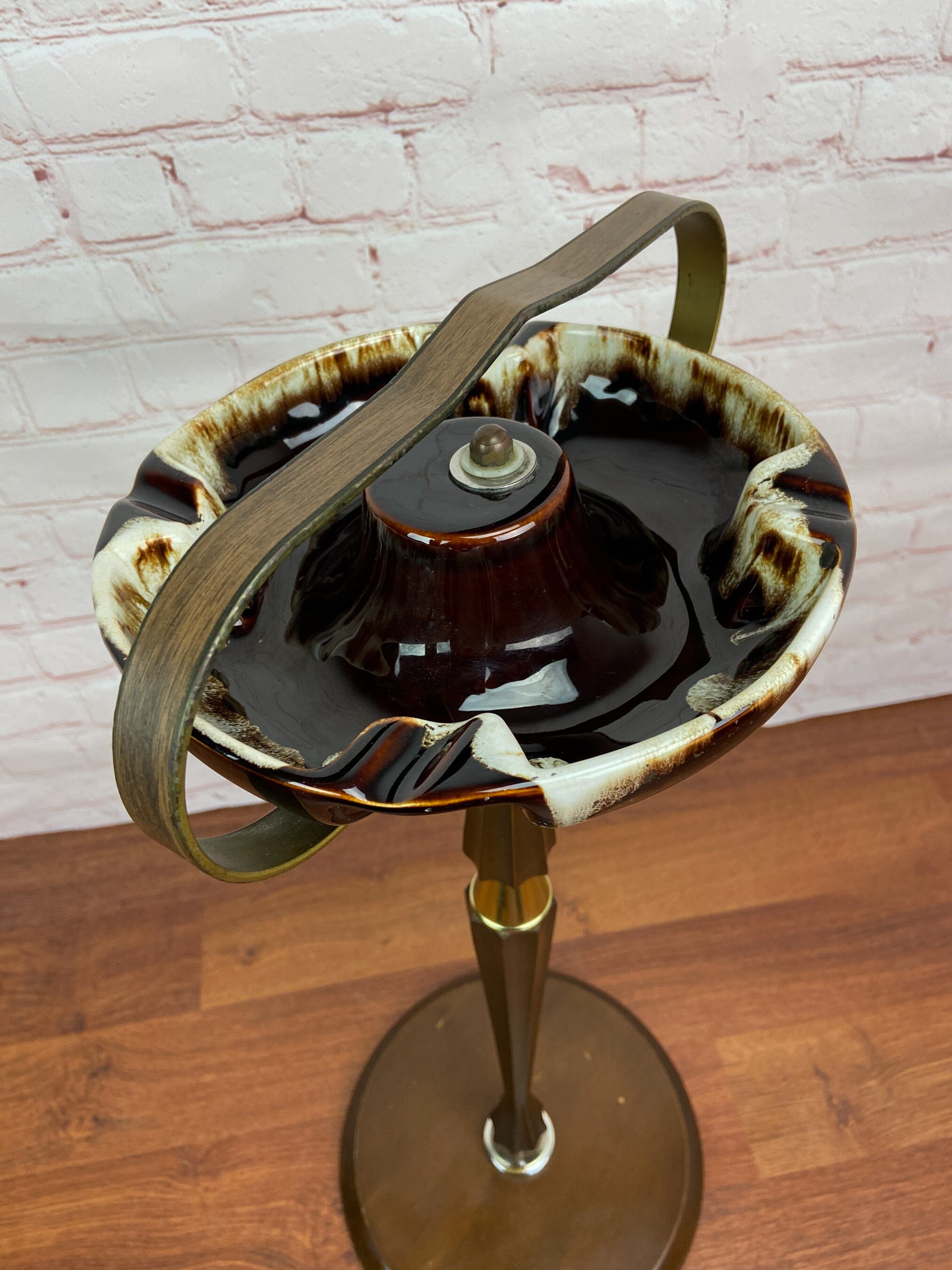 Vintage Standing Ashtray, Vintage Ashtray Stand, Mid Century Ashtray