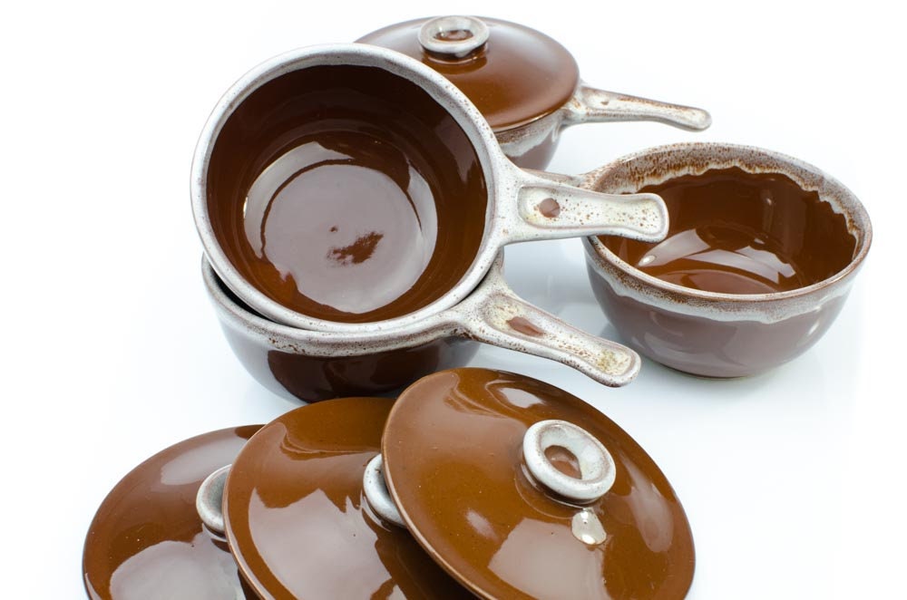 Reserved for EricSunburst Canada French Onion Soup Bowls, Sunburst