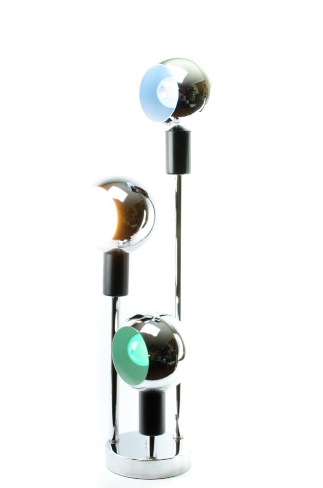 Chrome Sputnik Table Lamp, Mid Century Chrome Table Lamp ...