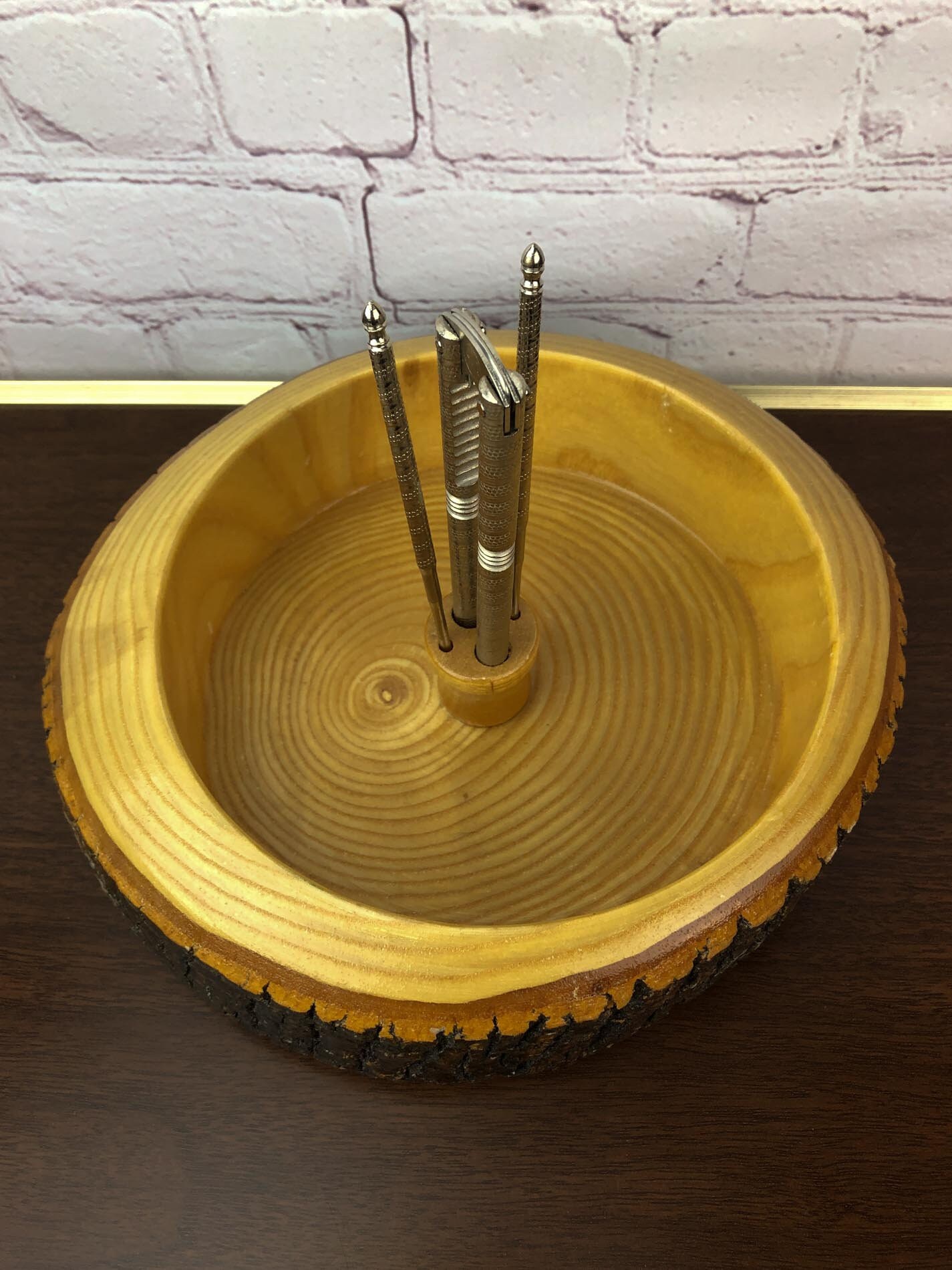 Ellwood Rusticware Nut Bowl, Rustic Nut Bowl, Christmas Nut Bowl