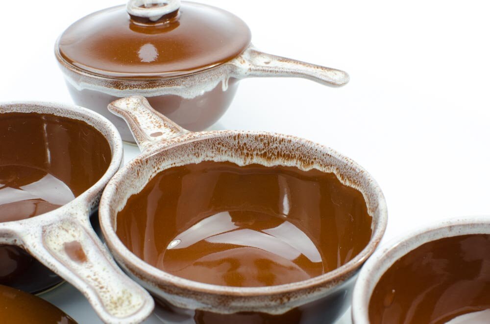 Reserved for EricSunburst Canada French Onion Soup Bowls, Sunburst