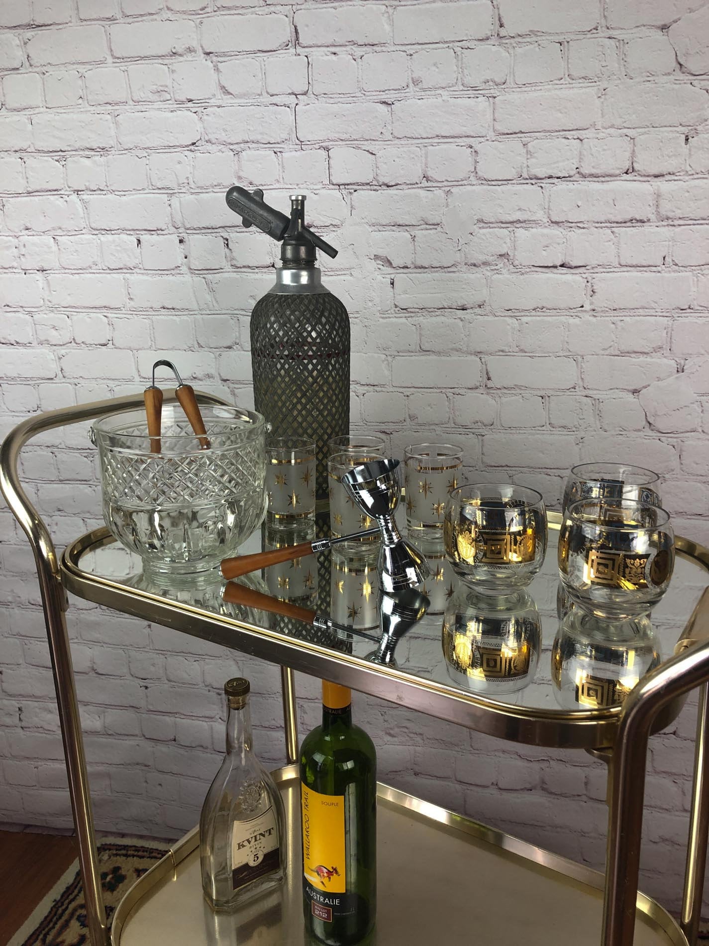 RESERVEDMid Century Bar Cart, MCM Bar Cart, Kaymet Bar Cart, Mad Men