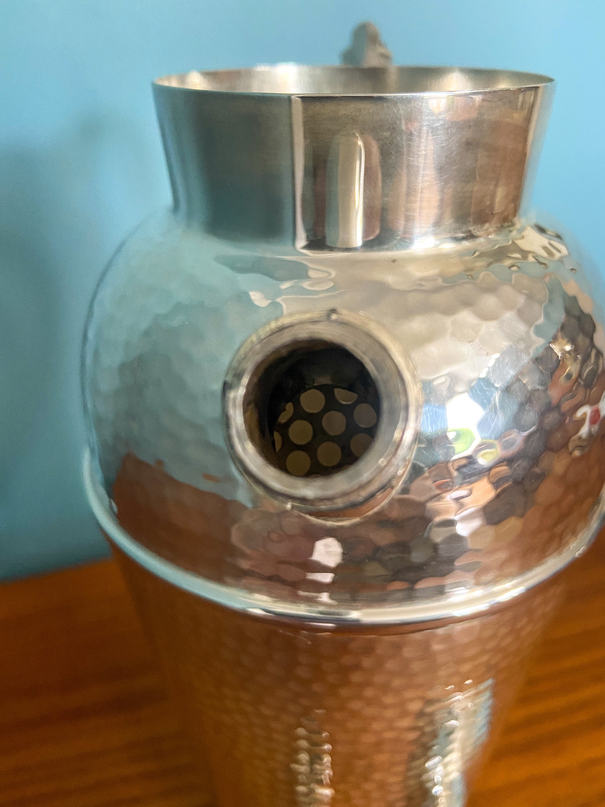 Art Deco Shaker Art Deco Cocktail Shaker Hammered Cocktail Shaker