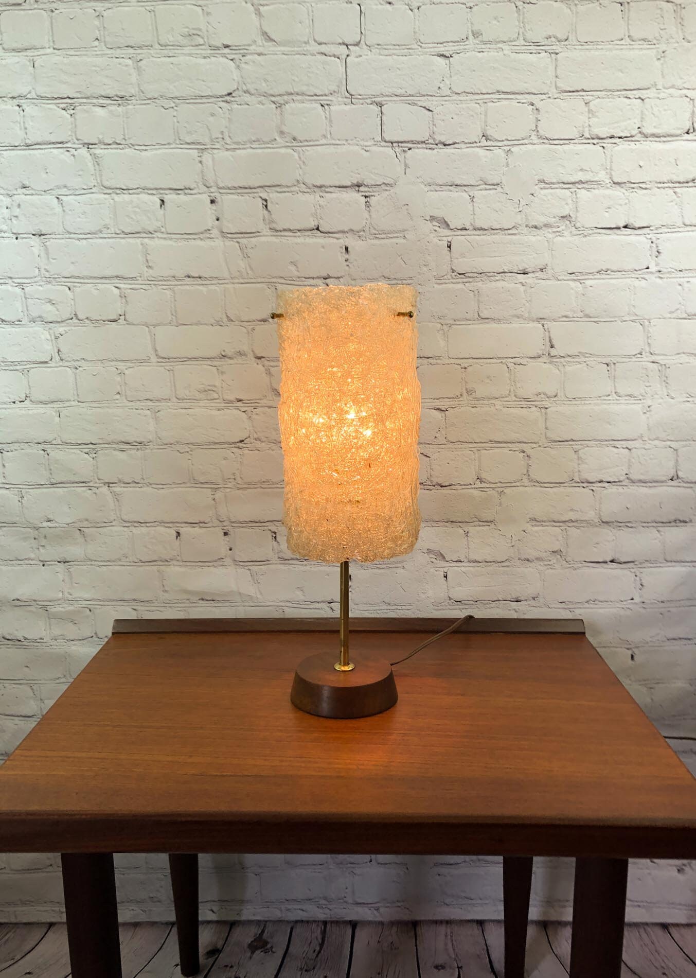 Lucite Table Lamp Spaghetti Vintage Mid Century Sicotte Co