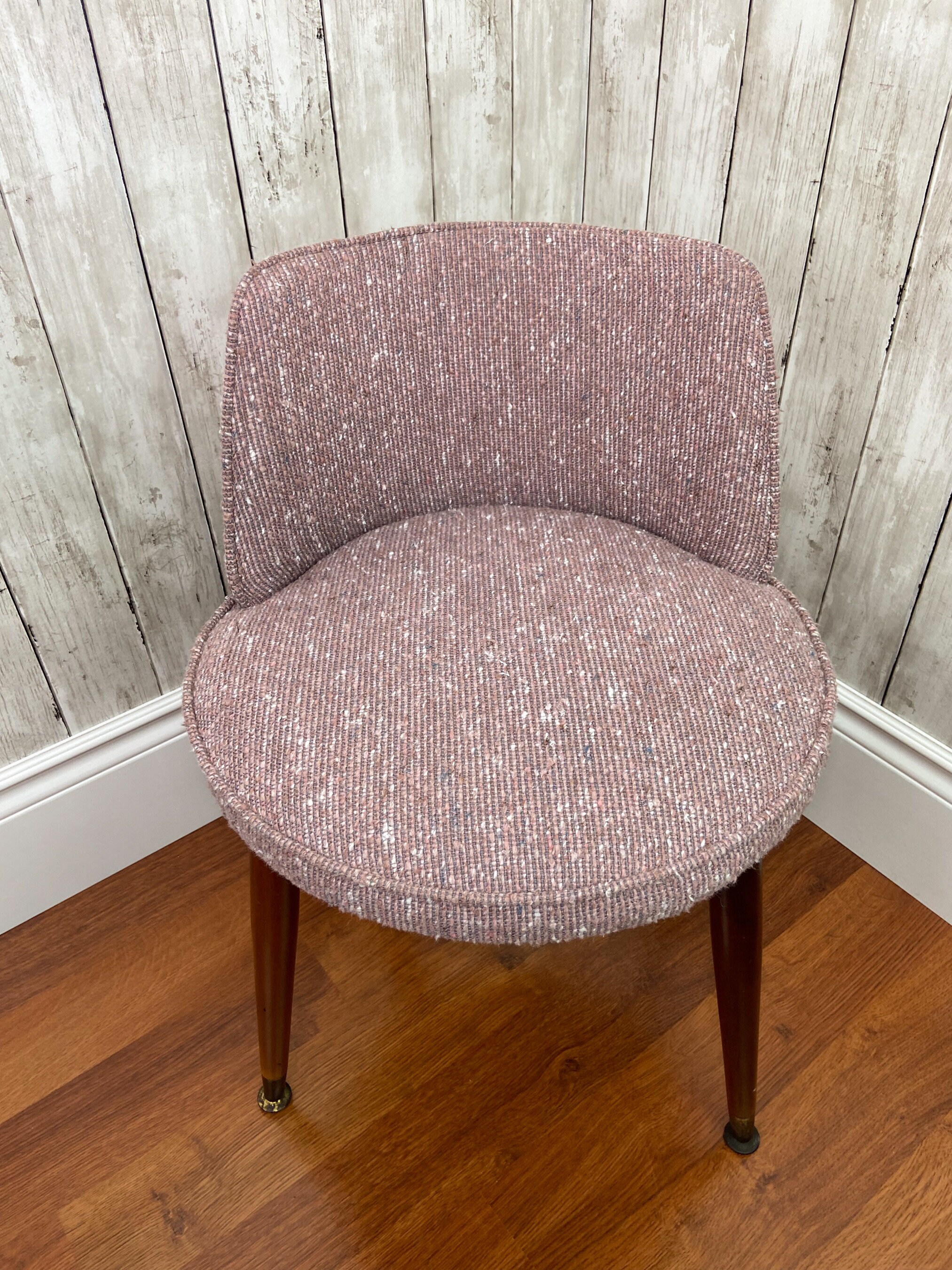 Vanity Chair, Vintage Vanity Chair, Mid Century Modern Vanity Chair