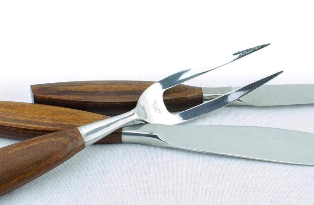 Rosewood Carving Set Rosewood Handles Made in Japan