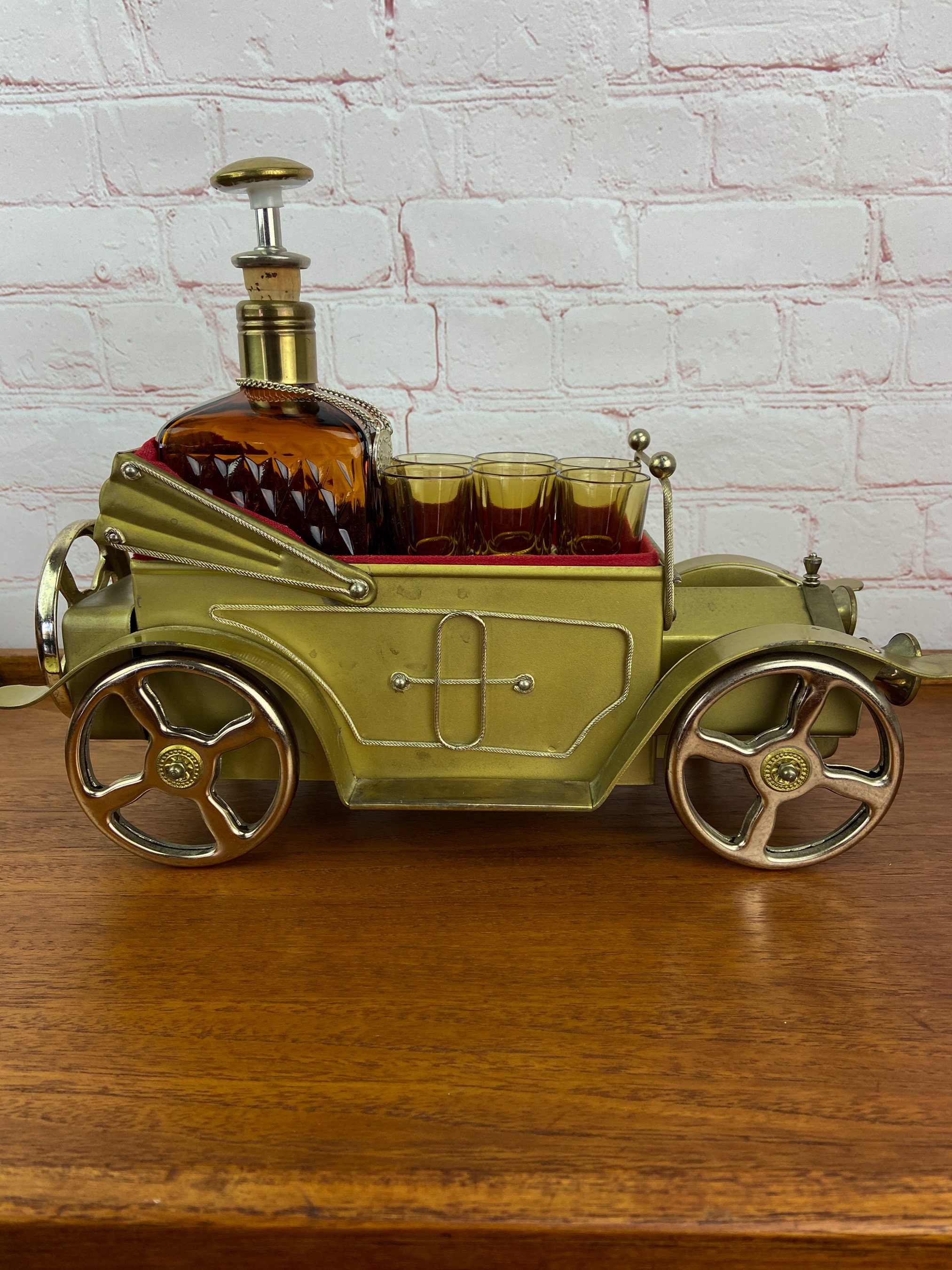 Vintage Car Decanter, Music Playing Car Decanter, Novelty Car Decanter