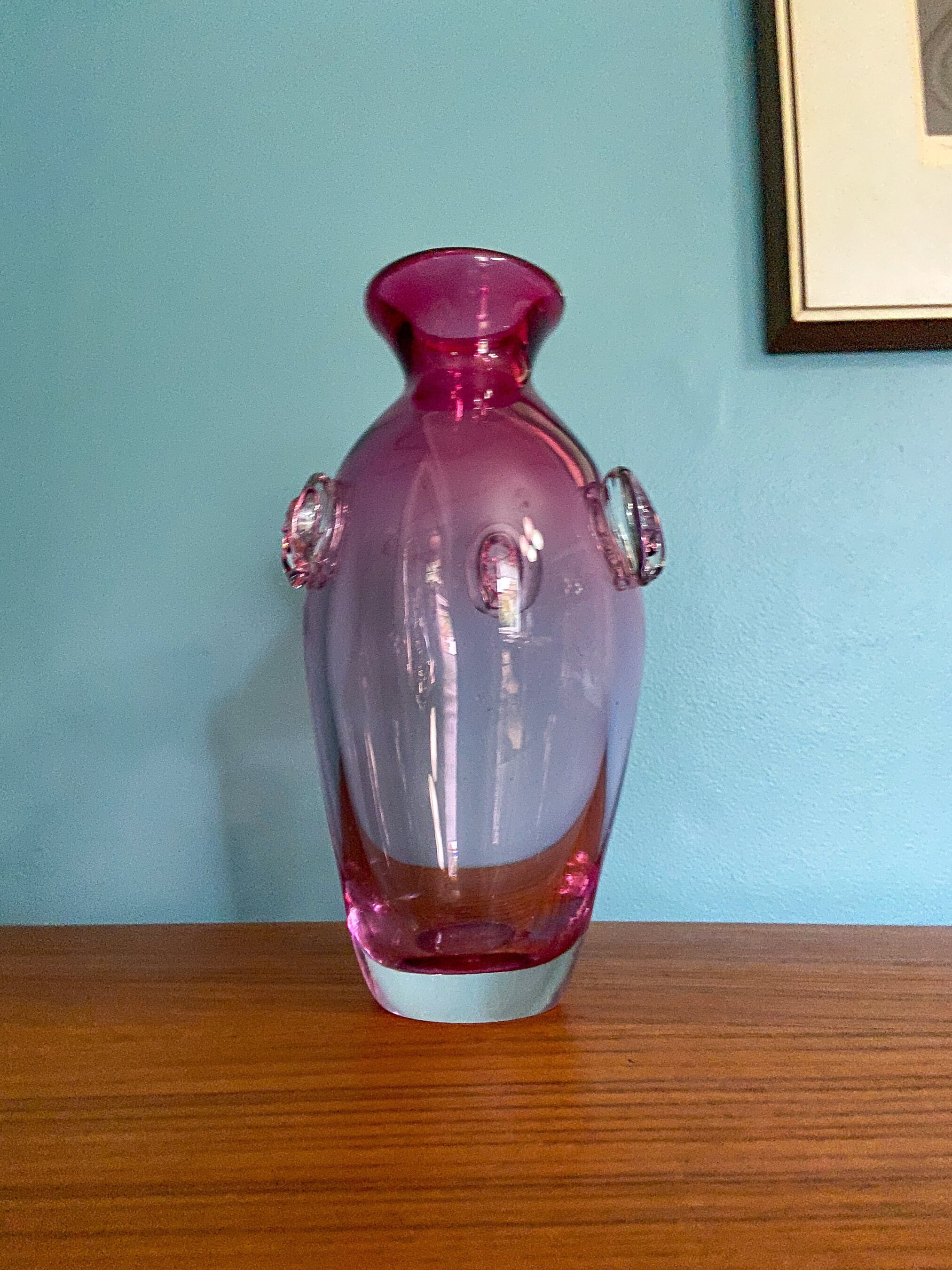 Mid Century Art Glass Chalet Glass Rare Chalet Glass Designed by Sergio