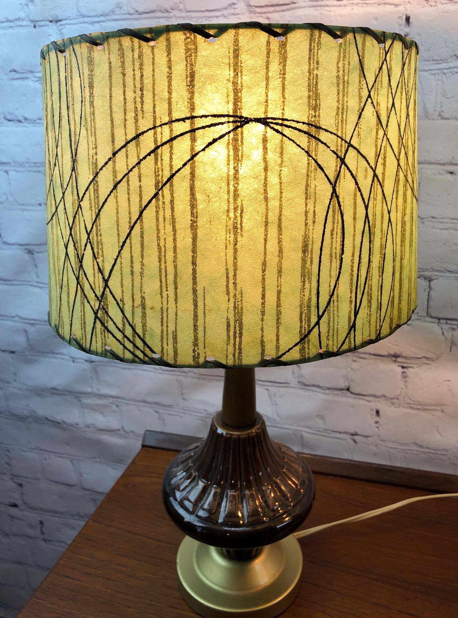 Mid Century Bedside Lamps (PRICE is for PAIR), Ceramic Table Lamps