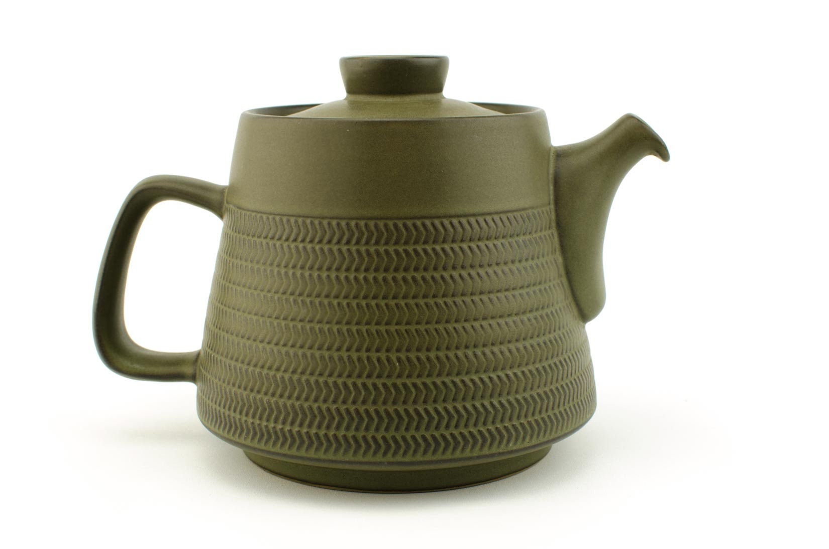 Denby Chevron Teapot, Denby Camelot Teapot, Denby Pottery Chevron/Camelot