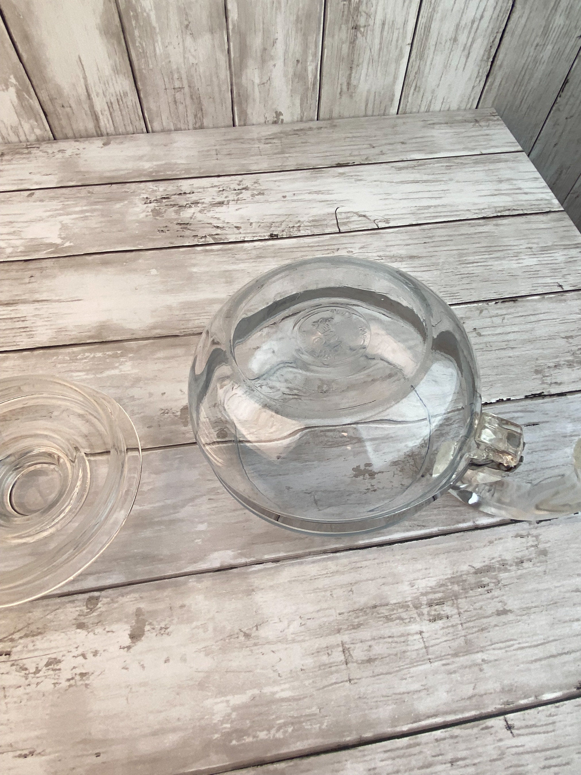 Pyrex Teapot Clear Glass Flameware Pyrex Flameware 8446 B