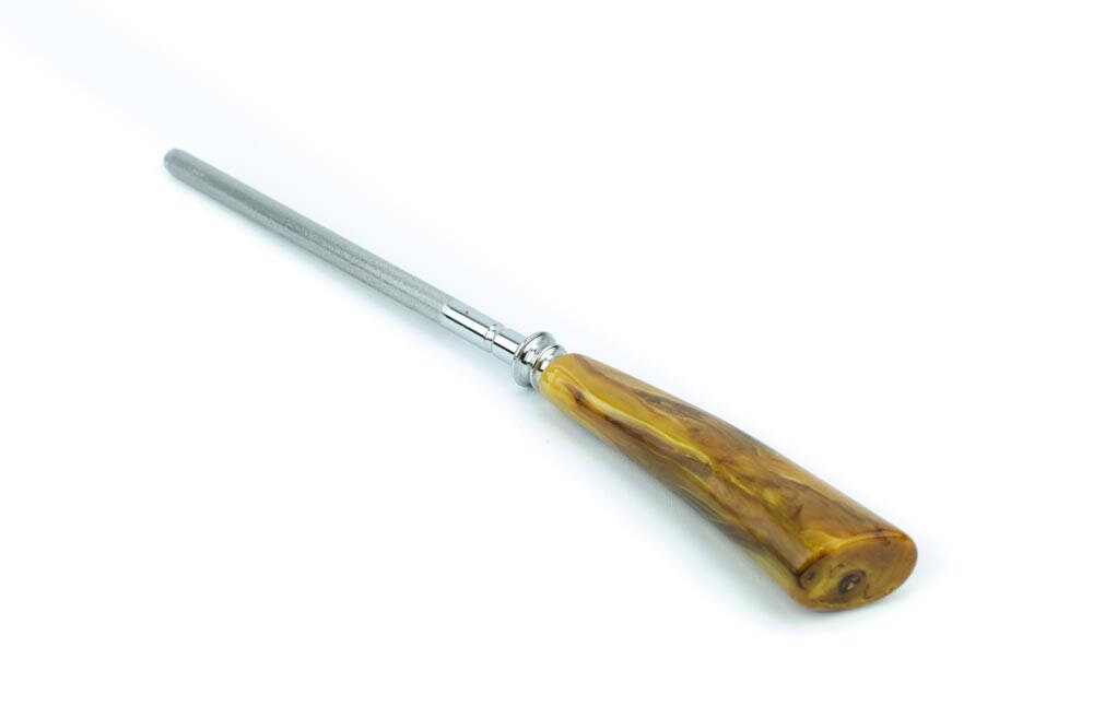 Glo Hill Carving Knife Sharpener, Butcher Knife Sharpener, Cast Steel