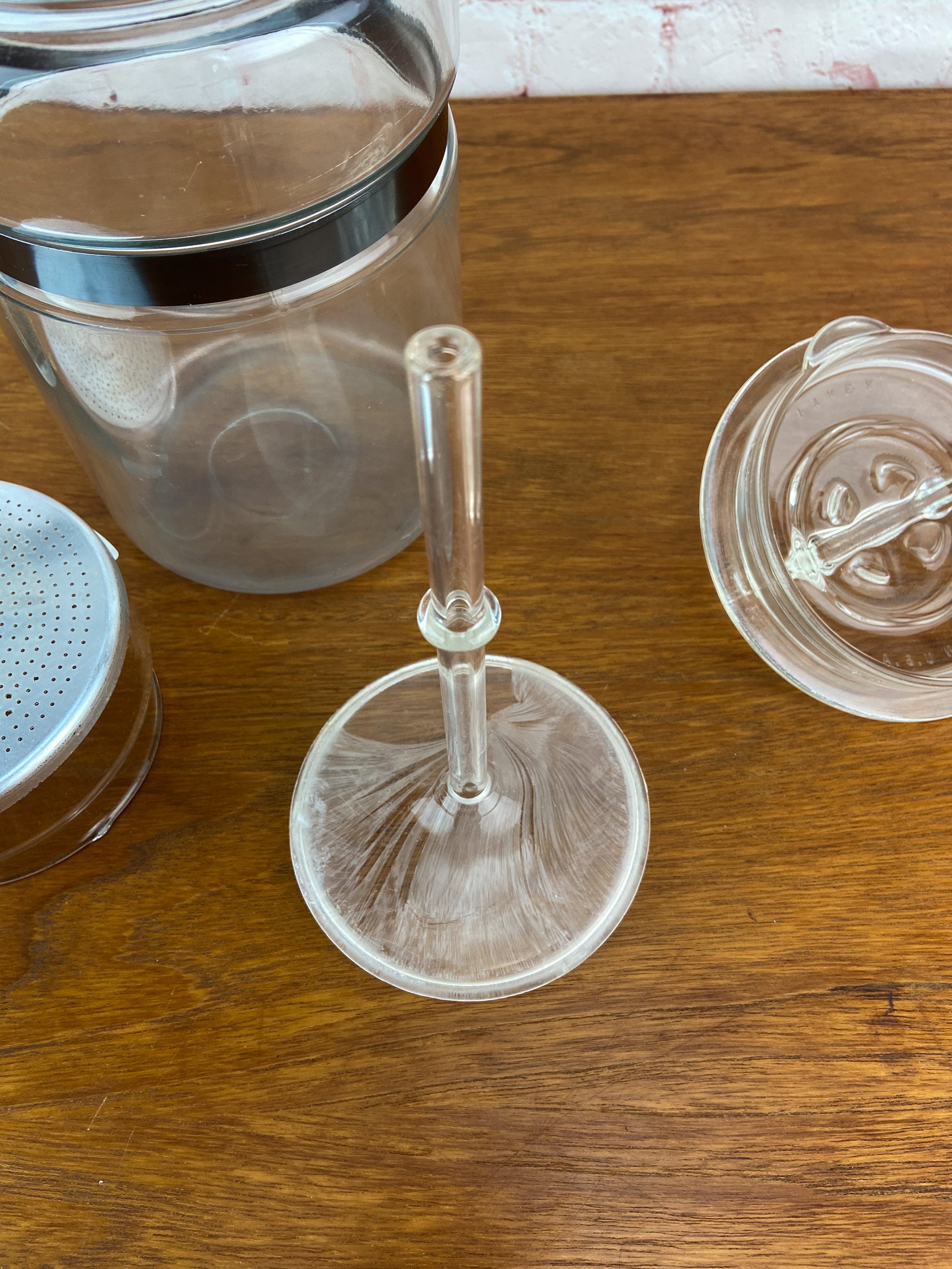 Pyrex Percolator 6 cup, Pyrex Coffee Pot, Classic Coffee Pot, Glass