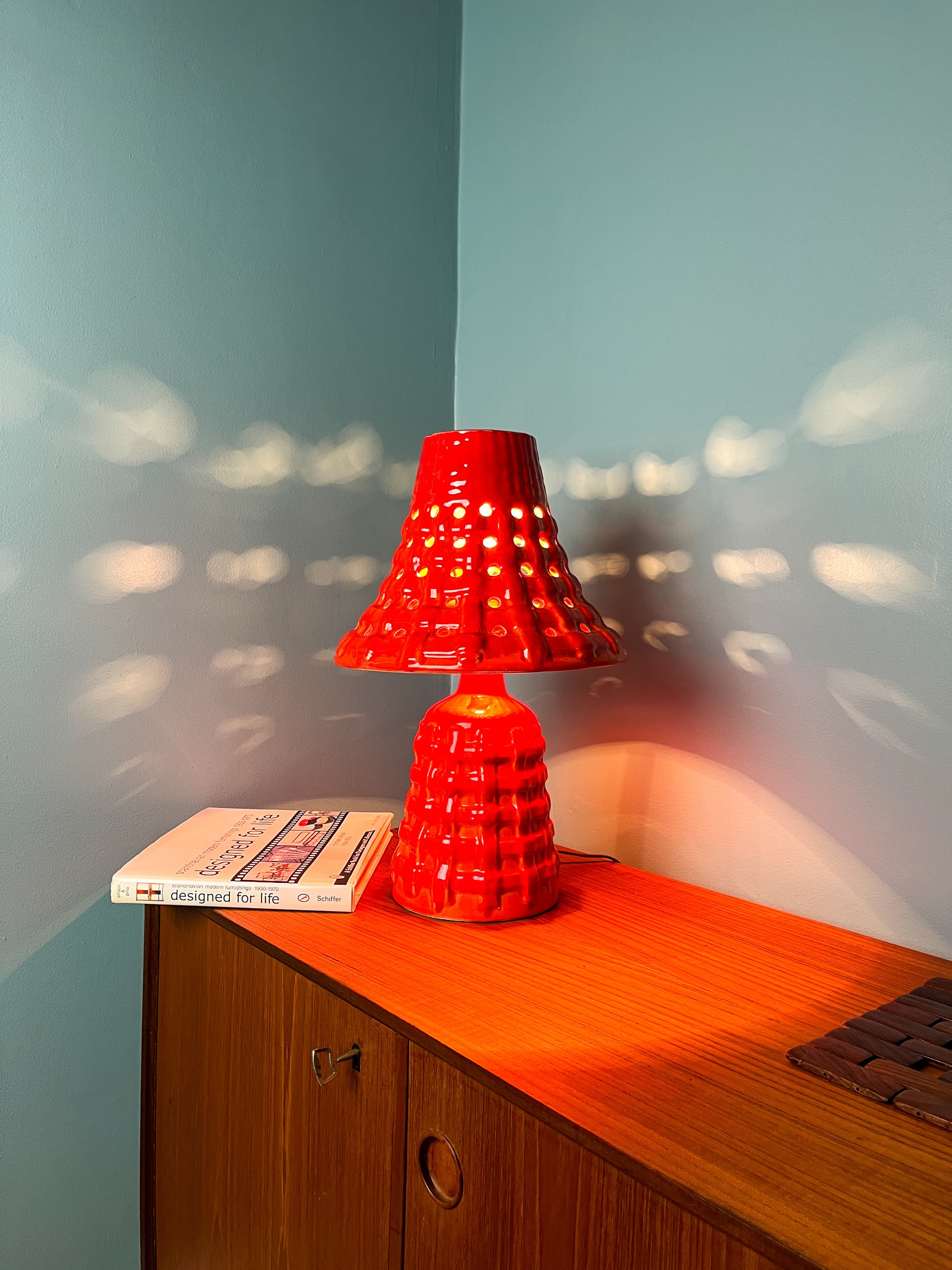 Mushroom Lamp Ceramic Mushroom Lamp Maurice Chalvignac Lamp Mid Century