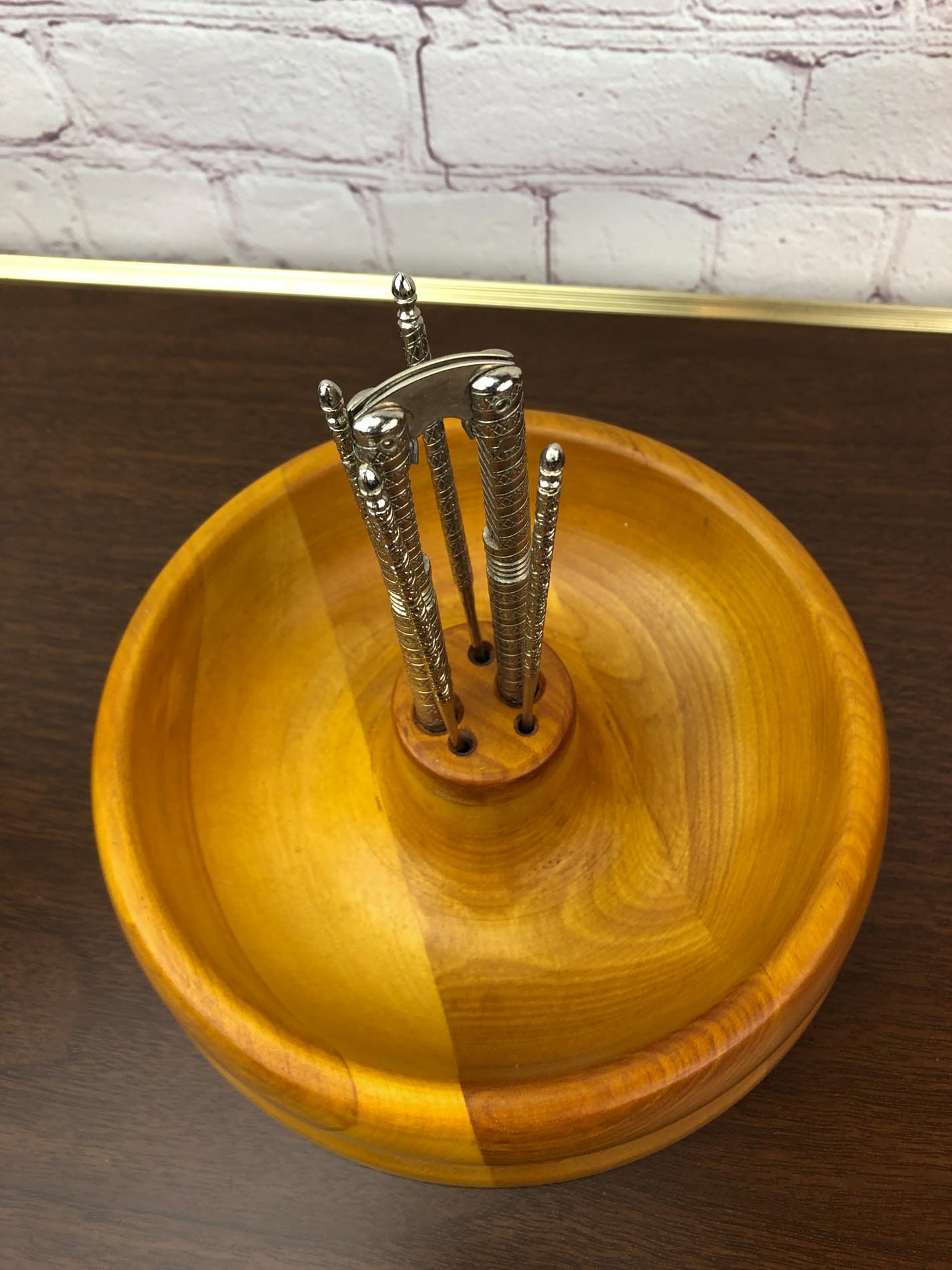 Wood Nut Bowl, Nut Bowl, Baribocraft Nut Bowl, Maple Nut Bowl, Vintage